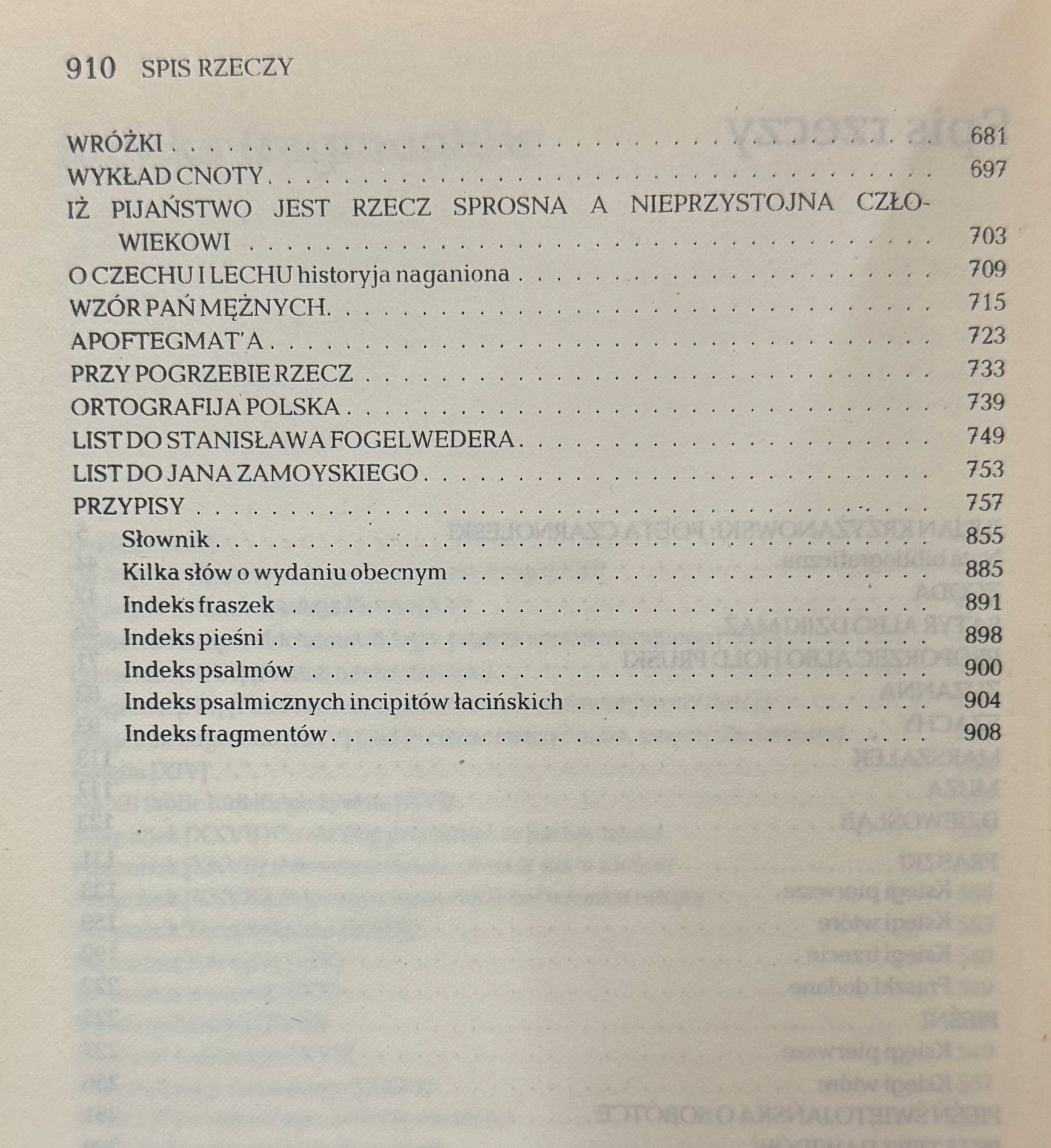 Dzieła polskie Jan Kochanowski [oprawa w pełną skórę]