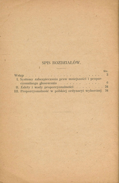 Kutrzeba Stanisław - Proporcyonalne głosowanie [Warszawa 1918]