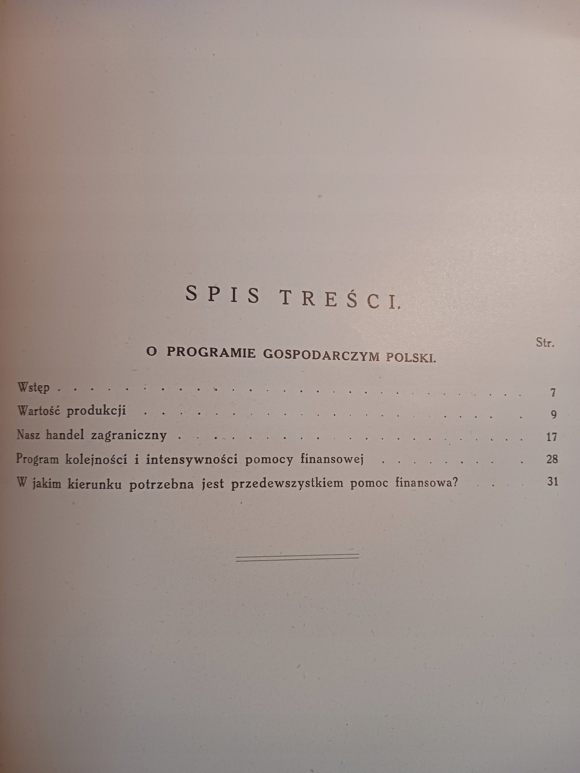 O programie gospodarczym Polski Stanisław Rościszewski [Warszawa 1926]