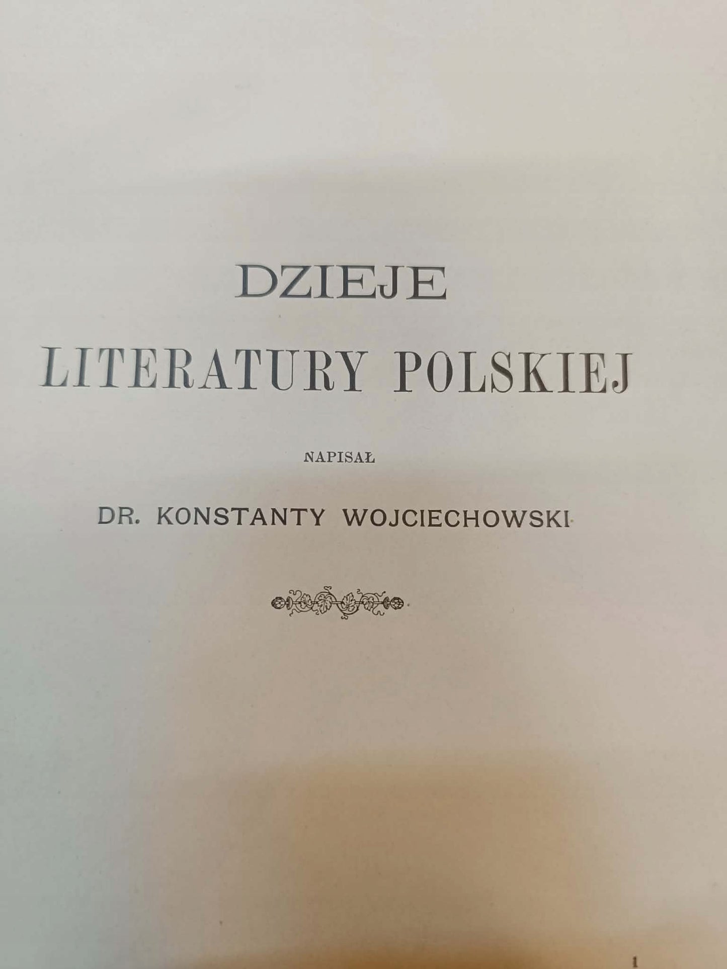 Polska, obrazy i opisy, T. II, dr. Konstanty Wojciechowski