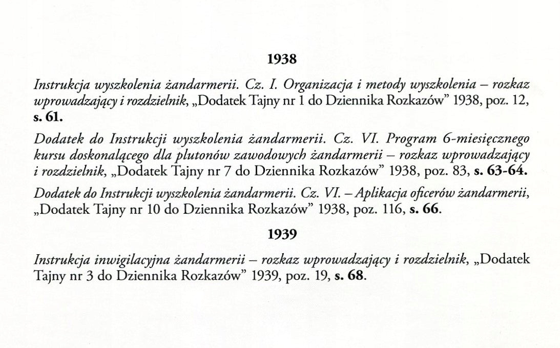 ŻANDARMERIA WOJSKOWA W DOKUMENTACH Z LAT 1918-1939, Jan Tarczyński
