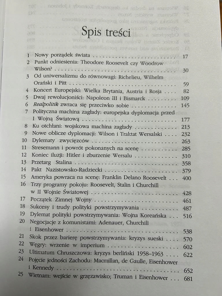 Dyplomacja - Henry Kissinger