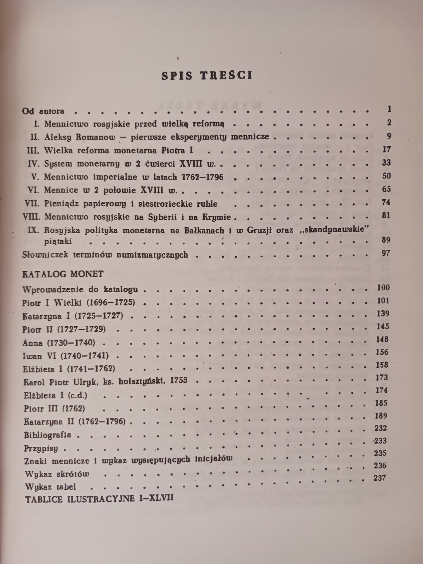 Mennictwo Rosji XVII-XVIII w. Andrzej Białkowski