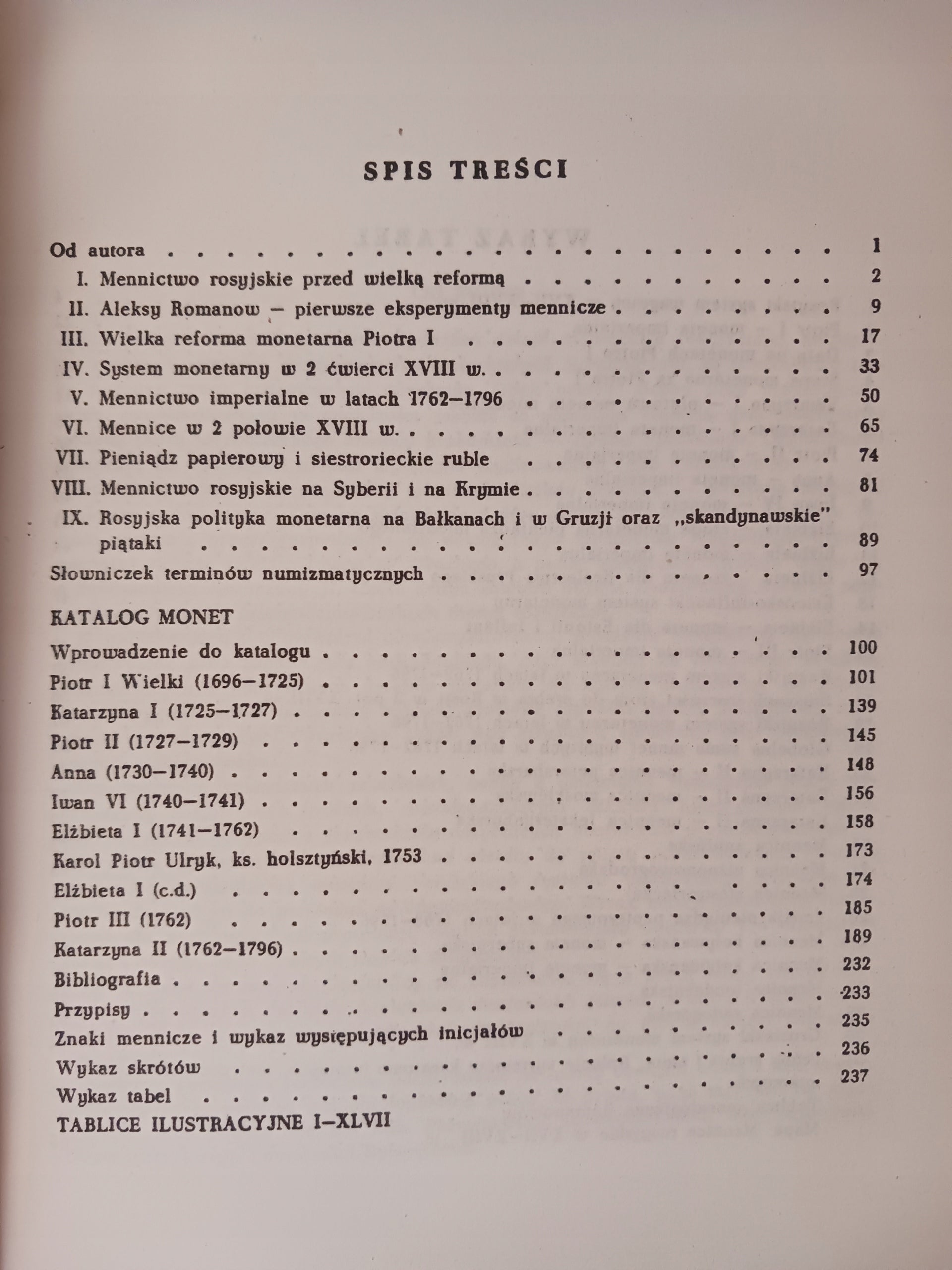 Mennictwo Rosji XVII-XVIII w. Andrzej Białkowski