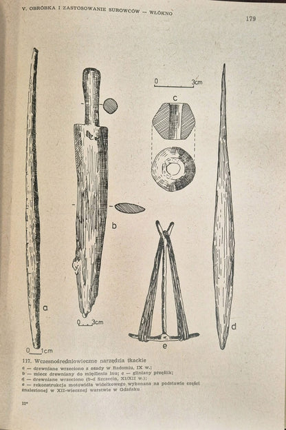 Zestaw 4 książki Historia kultury materialnej Polski w zarysie [tomy I-IV]