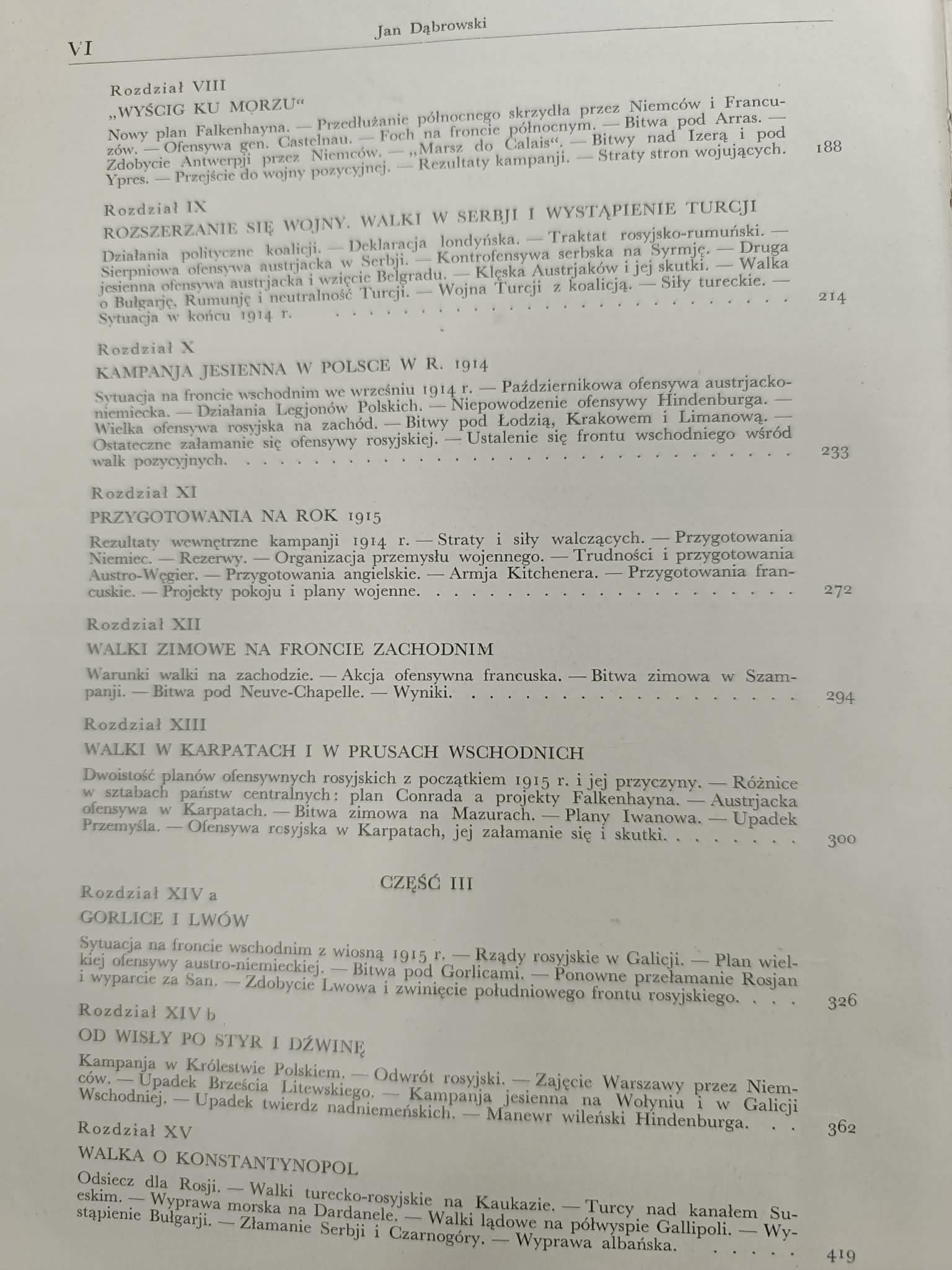 Jan Dąbrowski Wielka Wojna 1914-1918 Na podstawie najnowszych źródeł [1937]