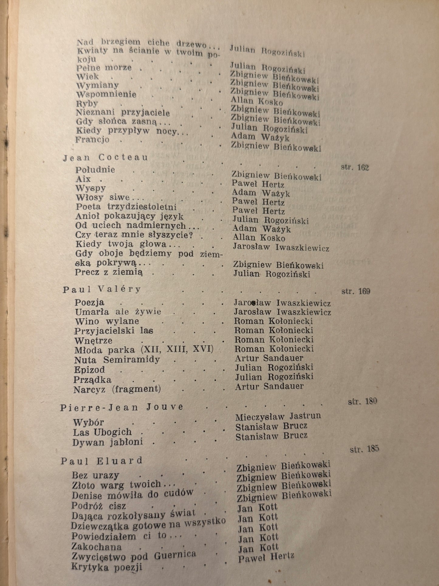 Antologia współczesnej poezji francuskiej Adam Ważyk [1947 r.]