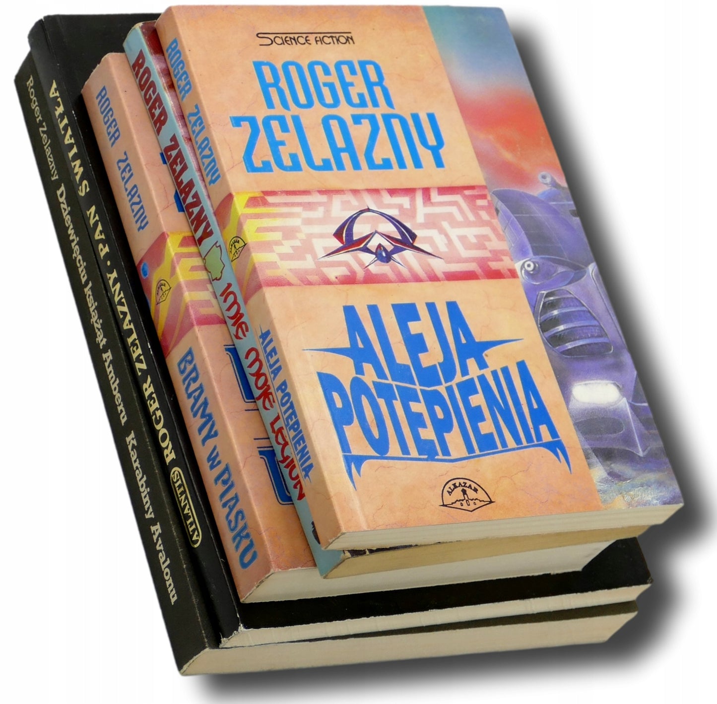 Roger Zelazny x5 Aleja Potępienia, Imię moje Legion, Bramy w piasku + ...