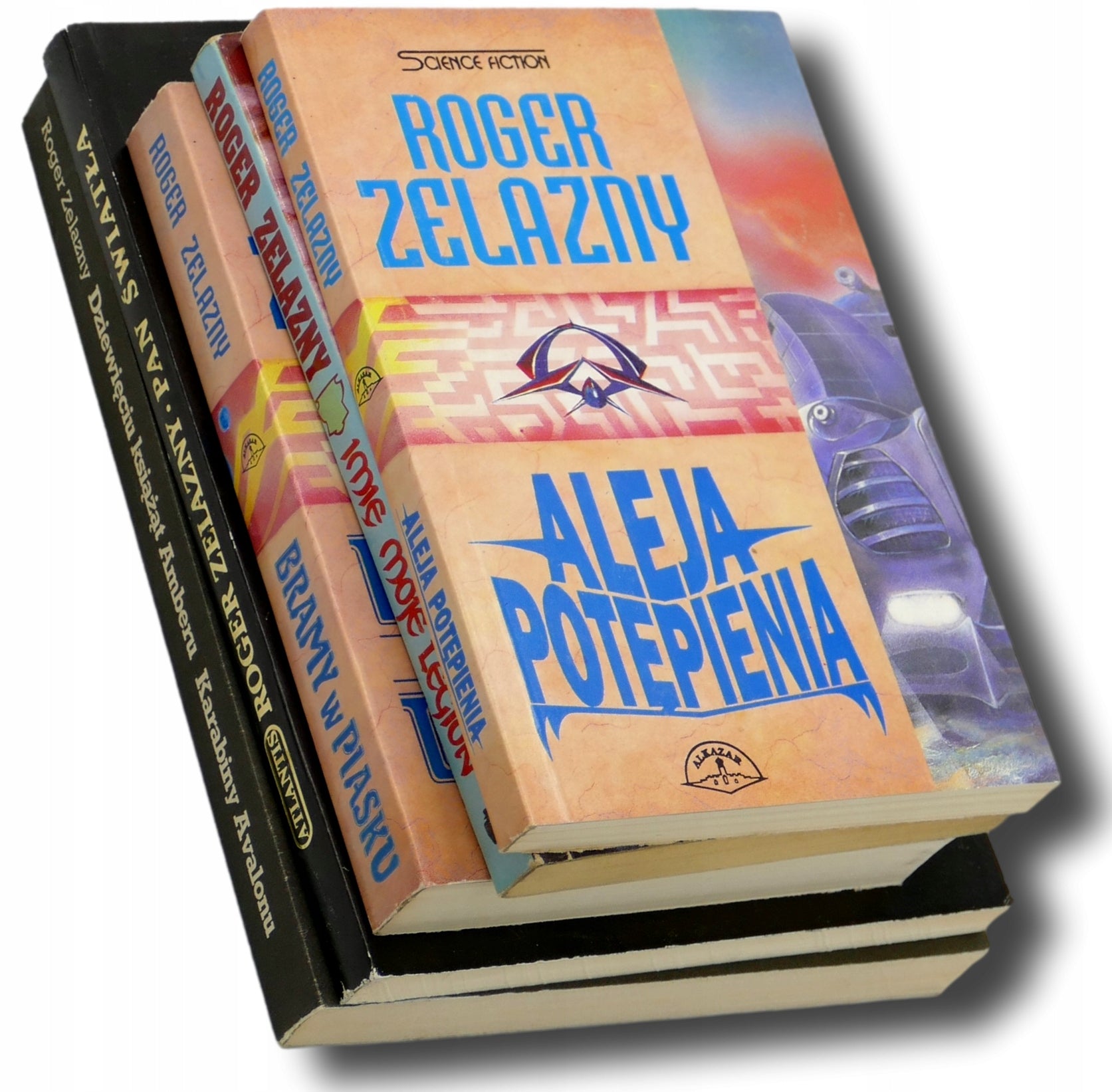 Roger Zelazny x5 Aleja Potępienia, Imię moje Legion, Bramy w piasku + ...