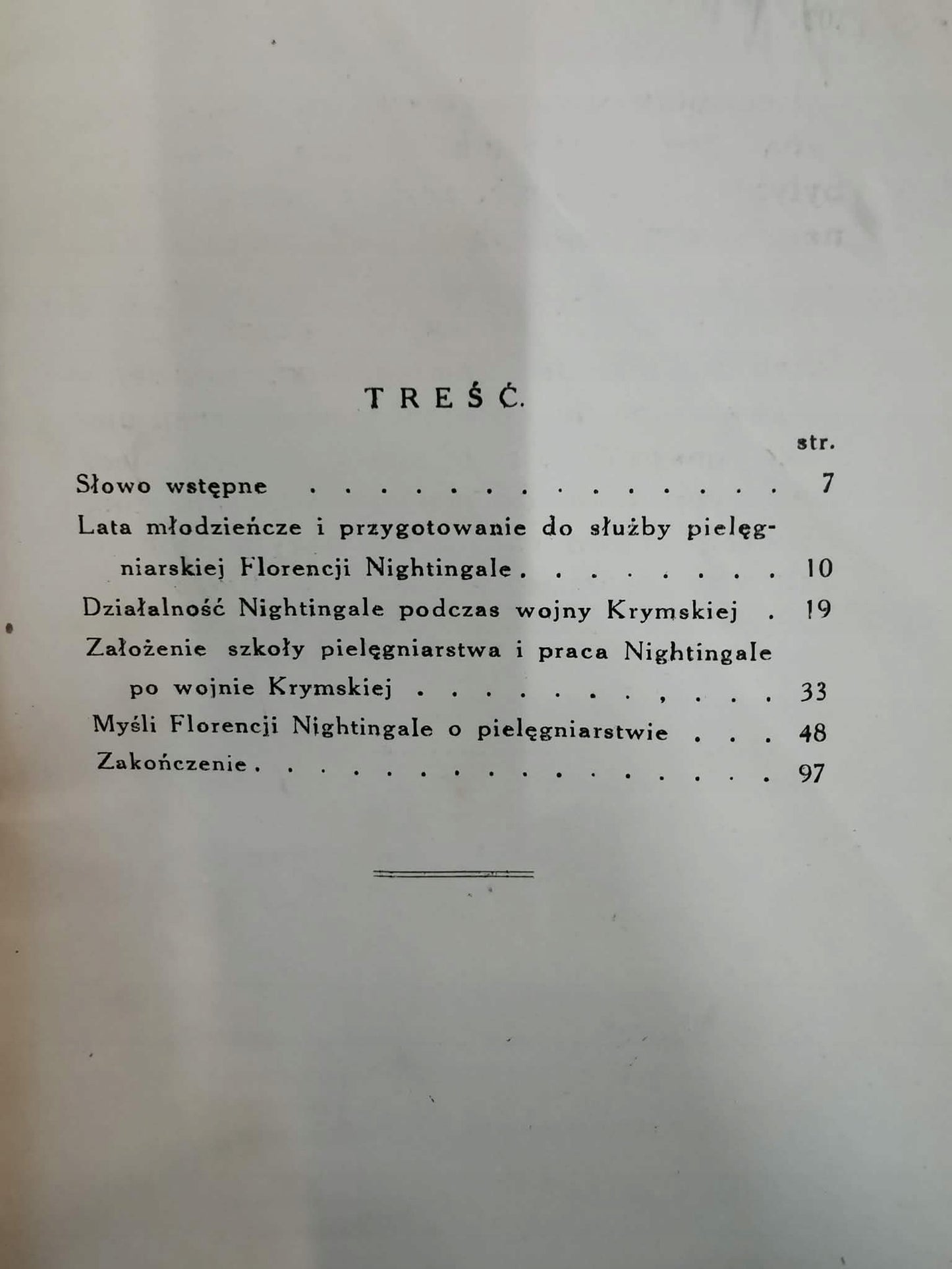 Z życia wielkiej pielęgniarki, Władysław Szejnach [1929]
