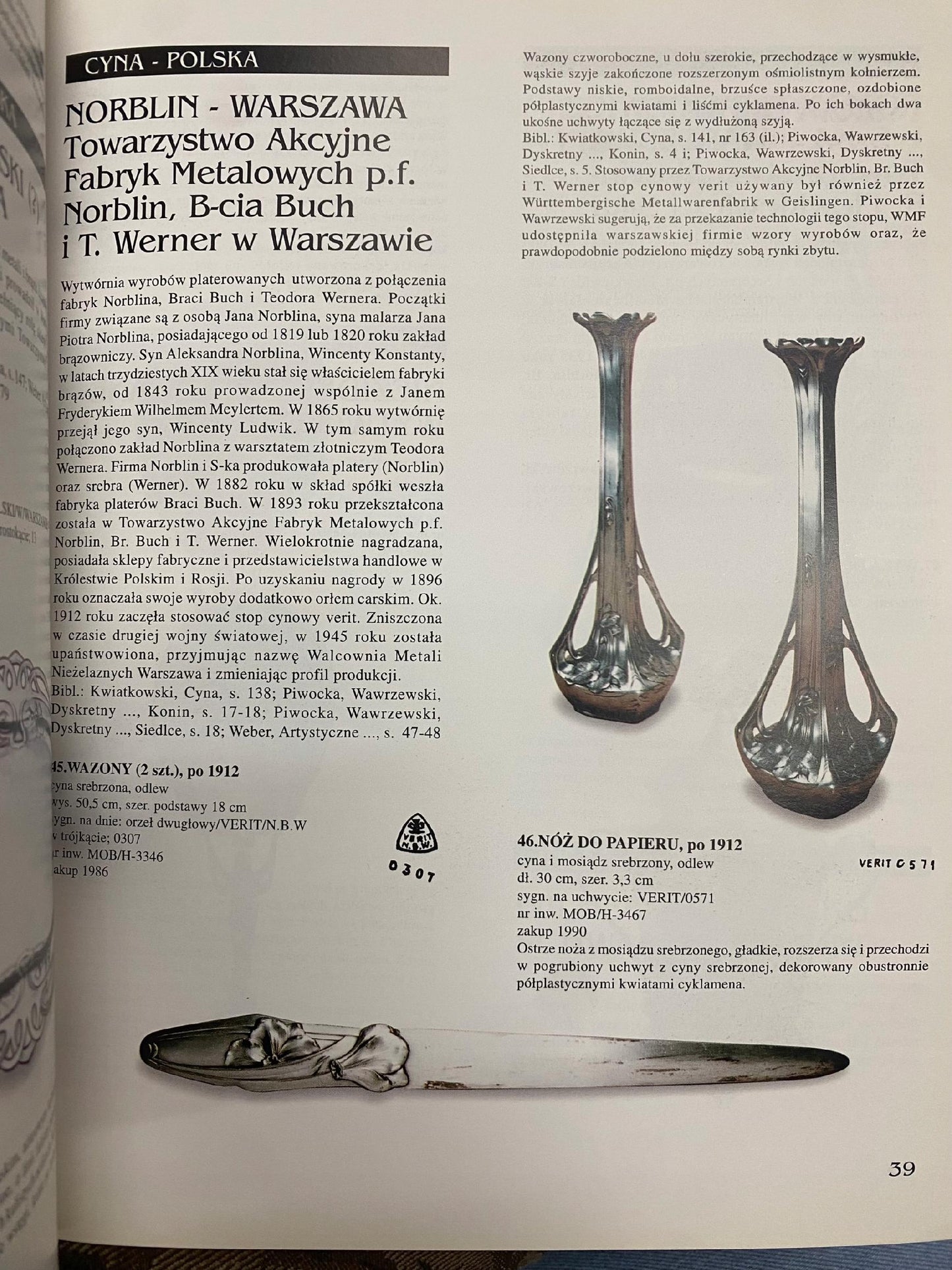 Rzemiosło artystyczne katalog zbiorów muzeum okręgowego im. Leona