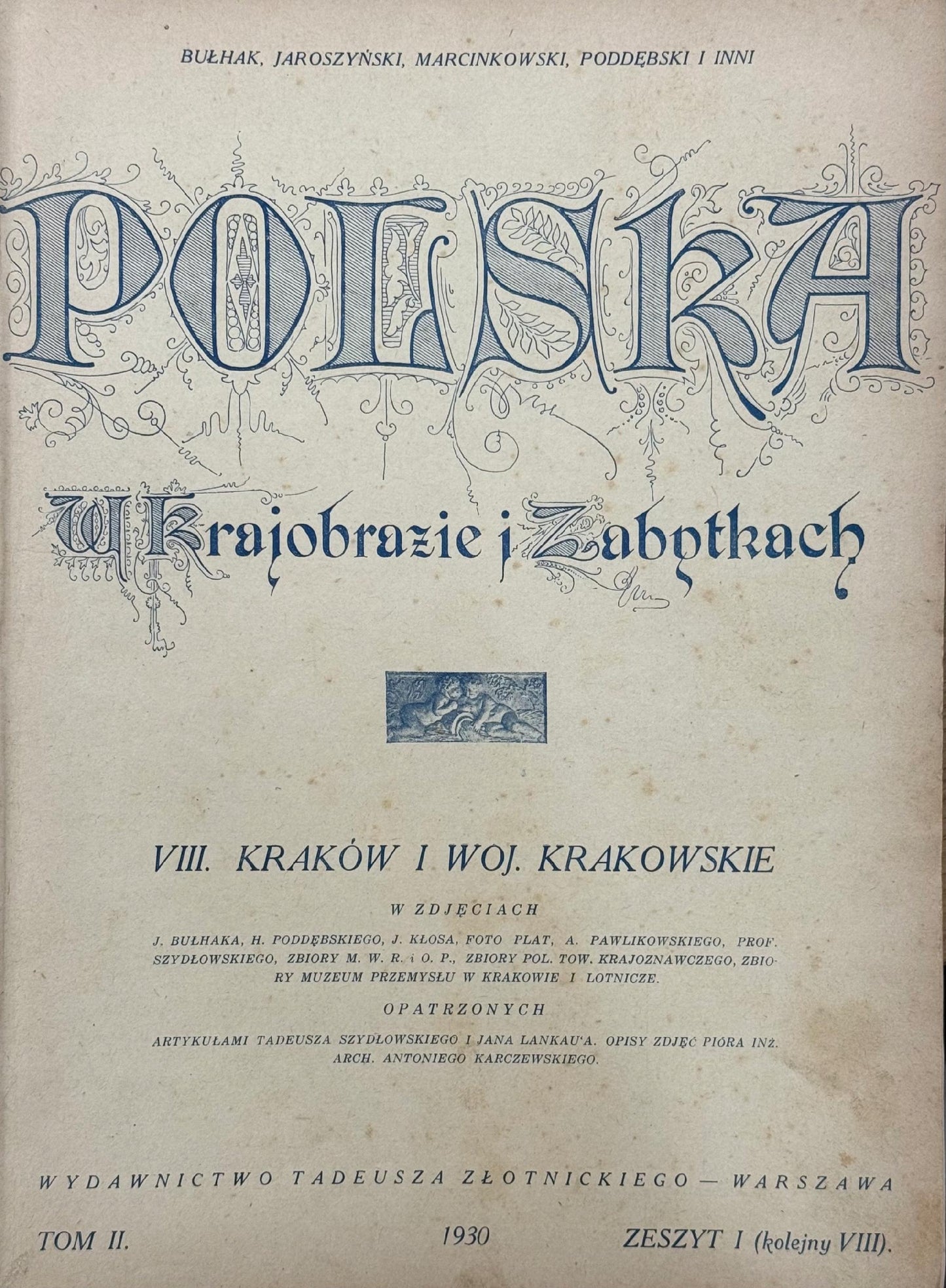 Polska w krajobrazie i zabytkach Bułhak[t.1,2 komplet][opr. Radziszewskich]