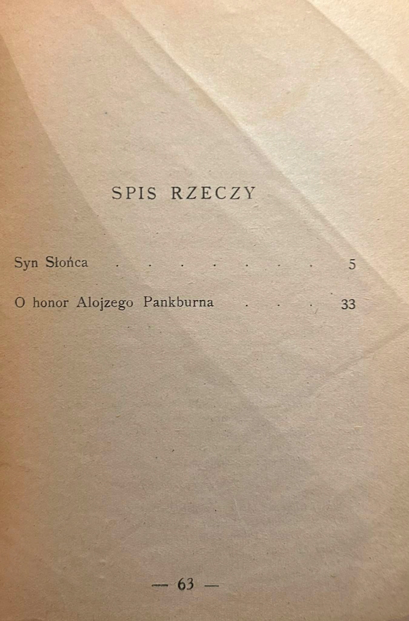 Syn słońca Jack London [okł. Jerzy Młodnicki][Rzym 1947]