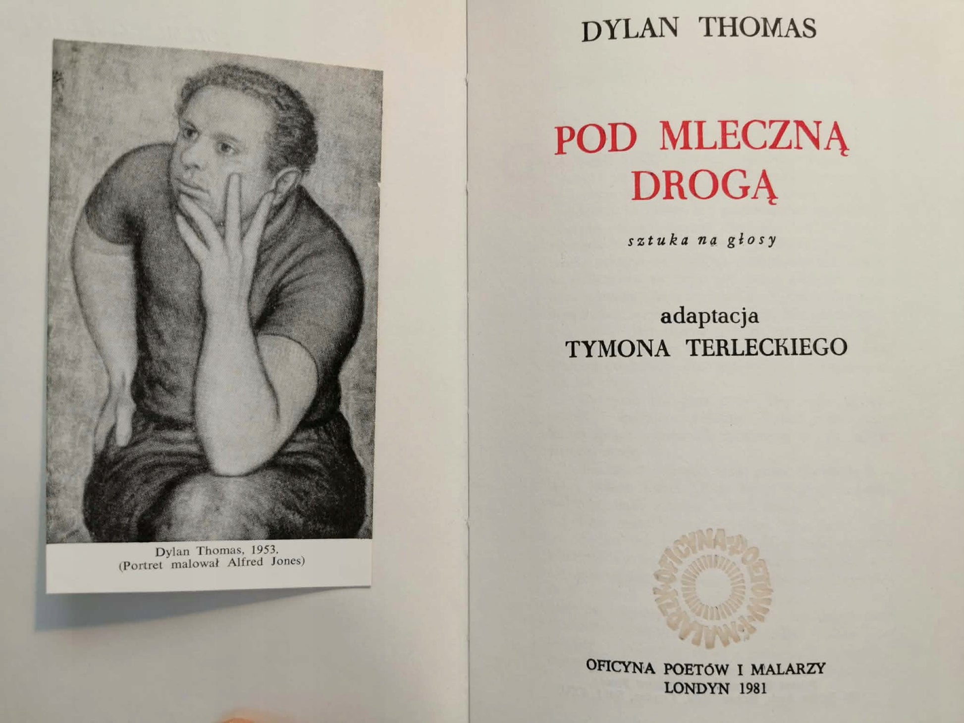 Pod mleczną drogą, D. Thomas
