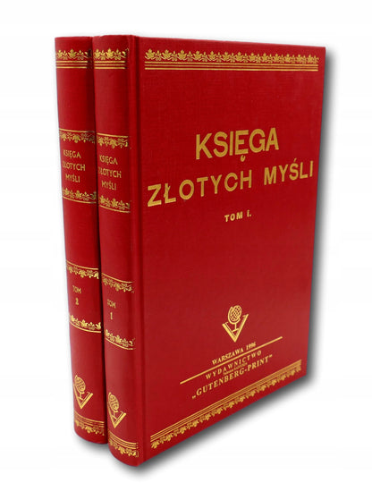 Zestaw 2 książek Praca zbiorowa Księga złotych myśli [t.I, II]