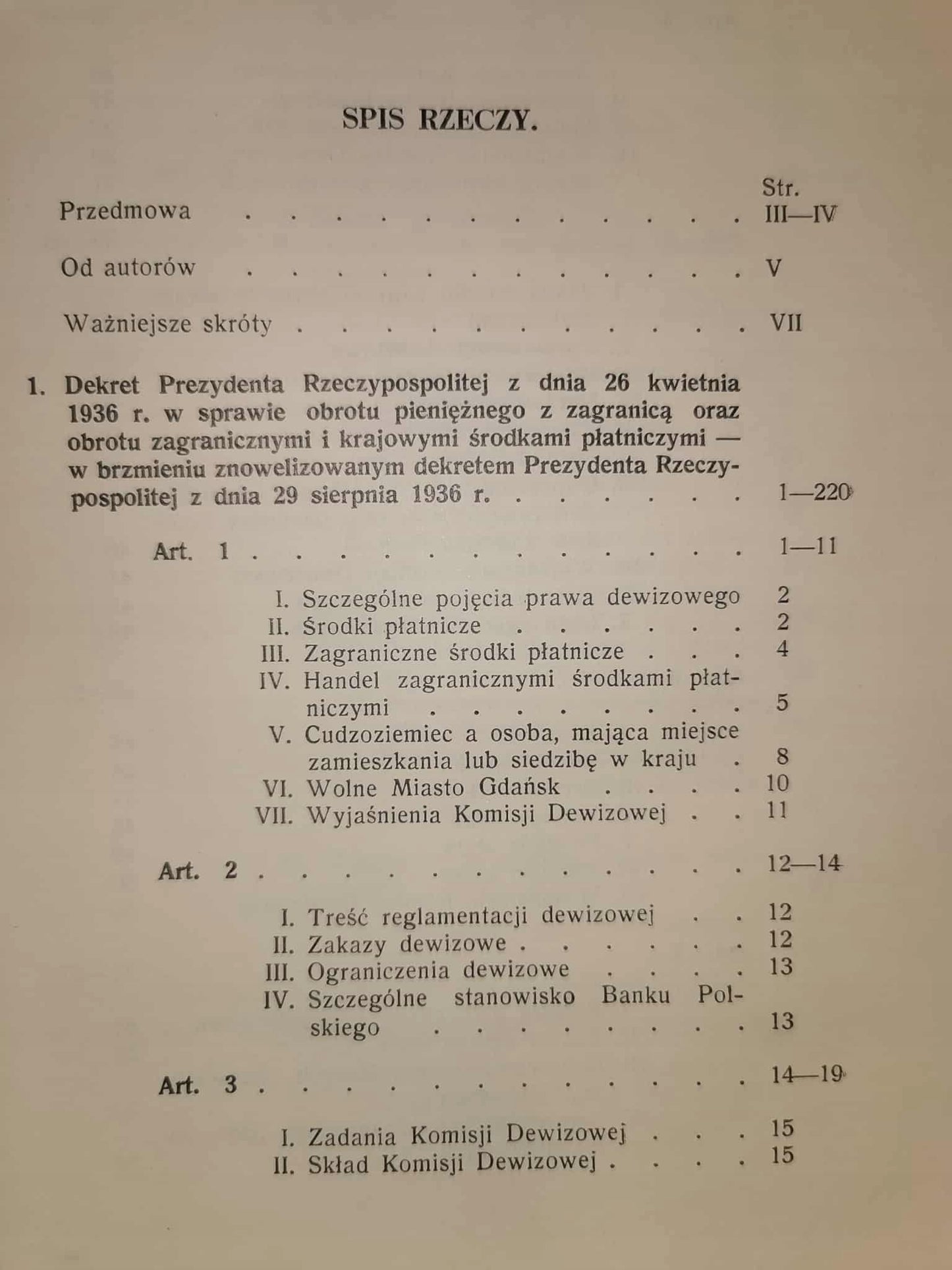 Polskie Ustawodawstwo Dewizowe [1937] [PRAWO PRZEDWOJENNE]