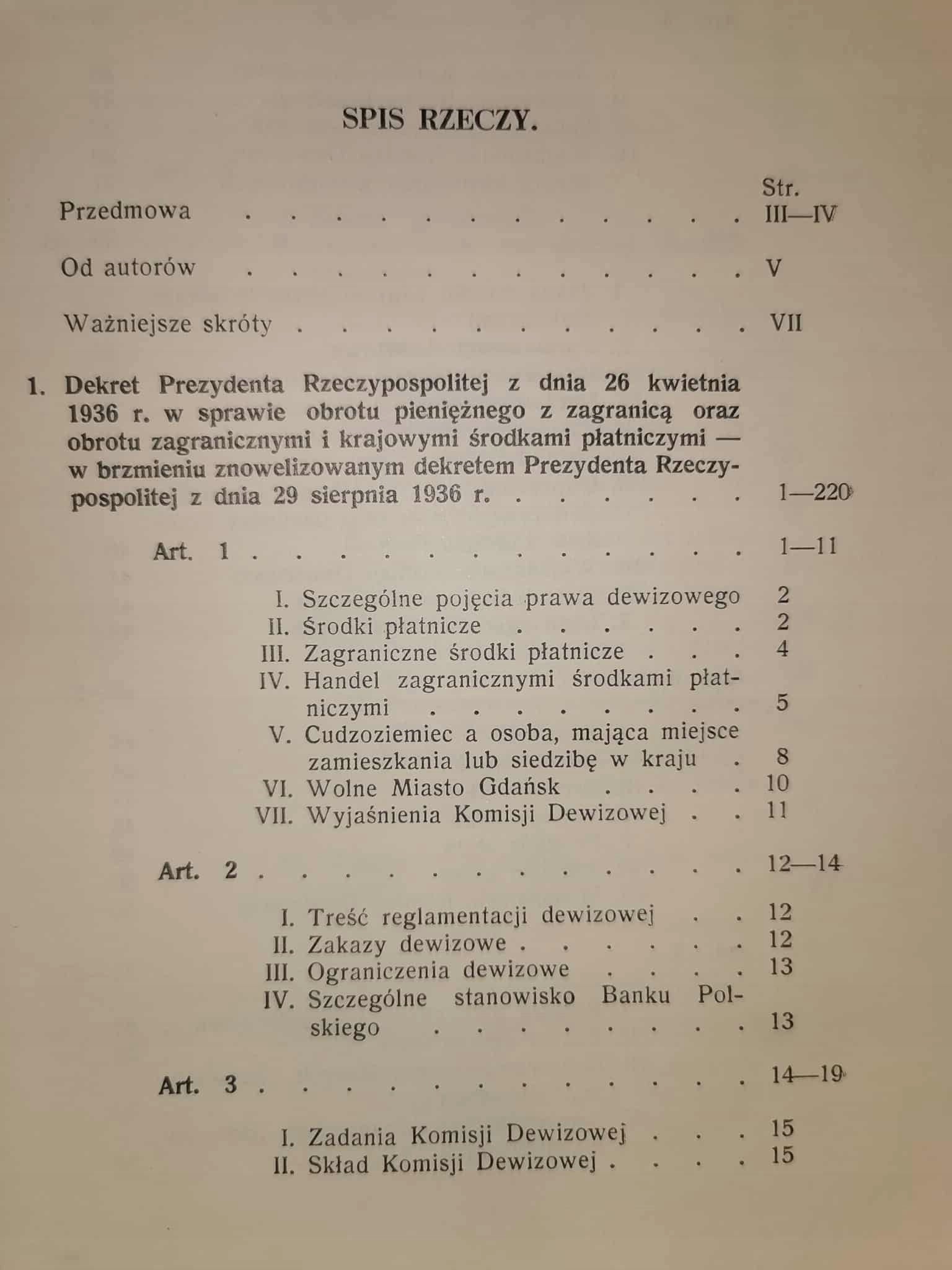 Polskie Ustawodawstwo Dewizowe [1937] [PRAWO PRZEDWOJENNE]