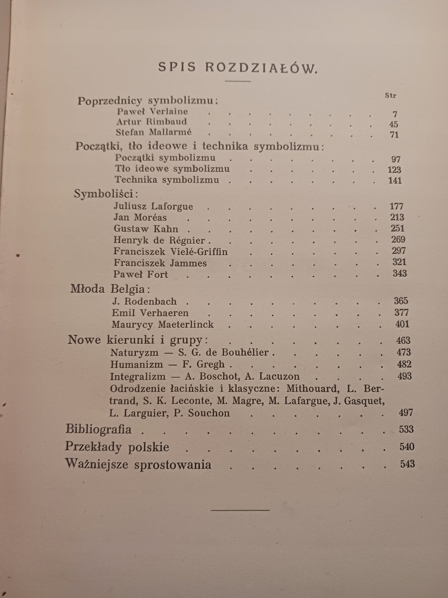 Współczesna poezya francuska 1880-1914 Jan Szarota [wydanie z 1917 roku]