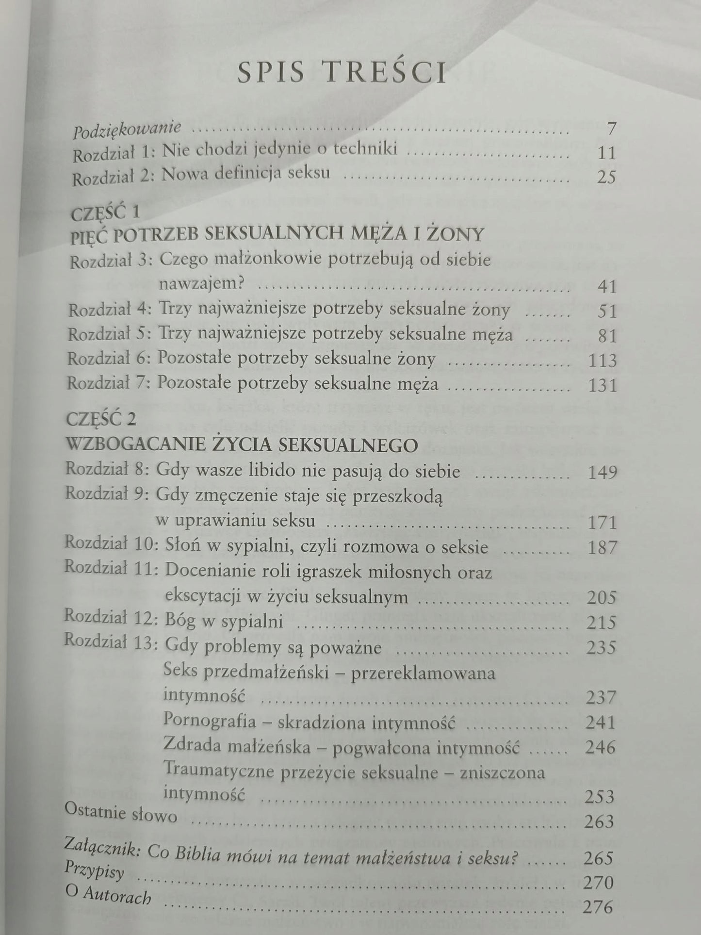 Pięć potrzeb seksualnych kobiety i mężczyzny, Gary i Barbara Rosbergowie