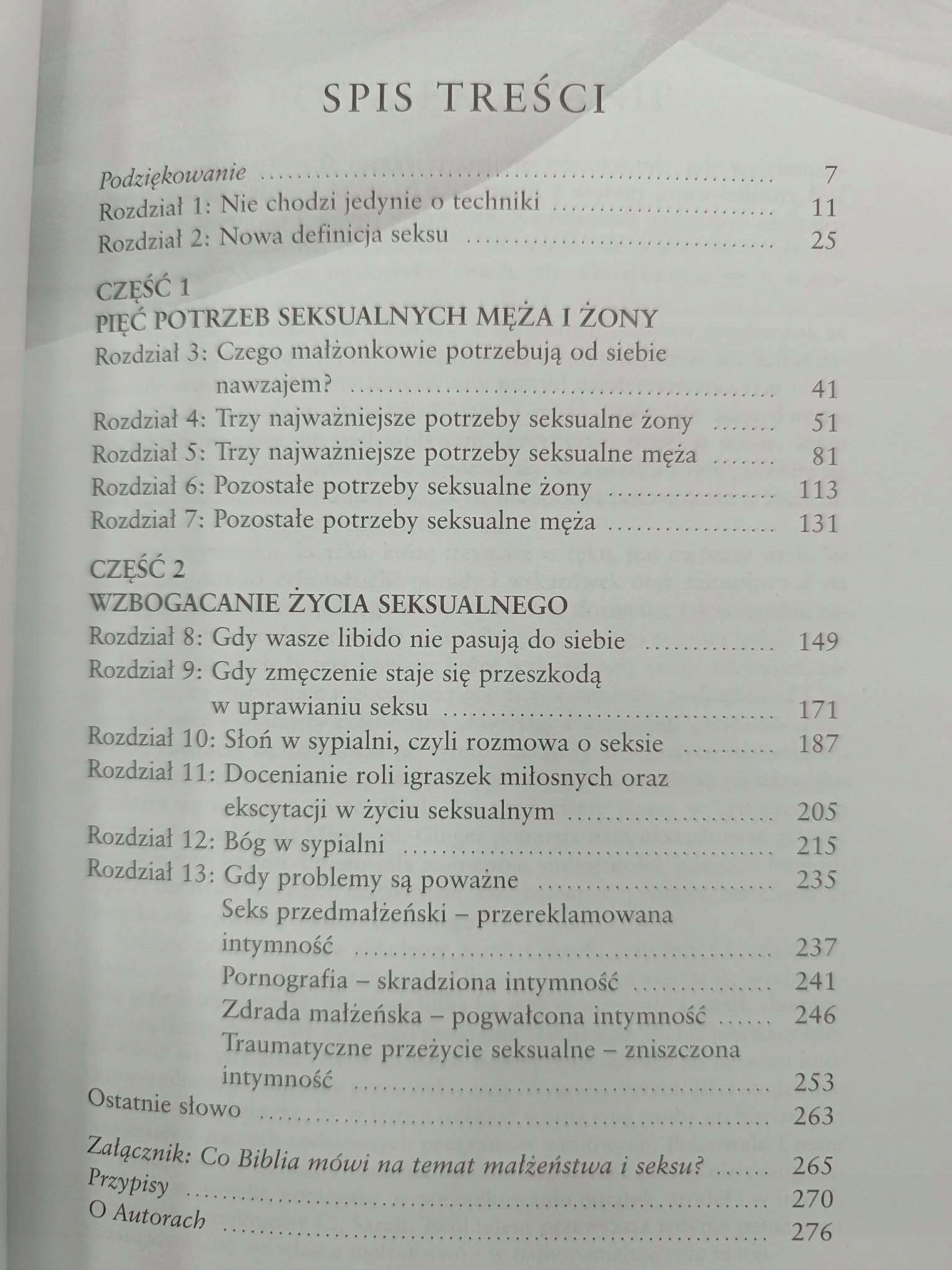 Pięć potrzeb seksualnych kobiety i mężczyzny, Gary i Barbara Rosbergowie