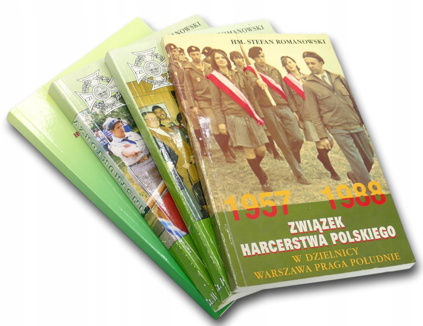 HM. Stefan Romanowski x4, Związek Harcerstwa Polskiego, Praga Południe...