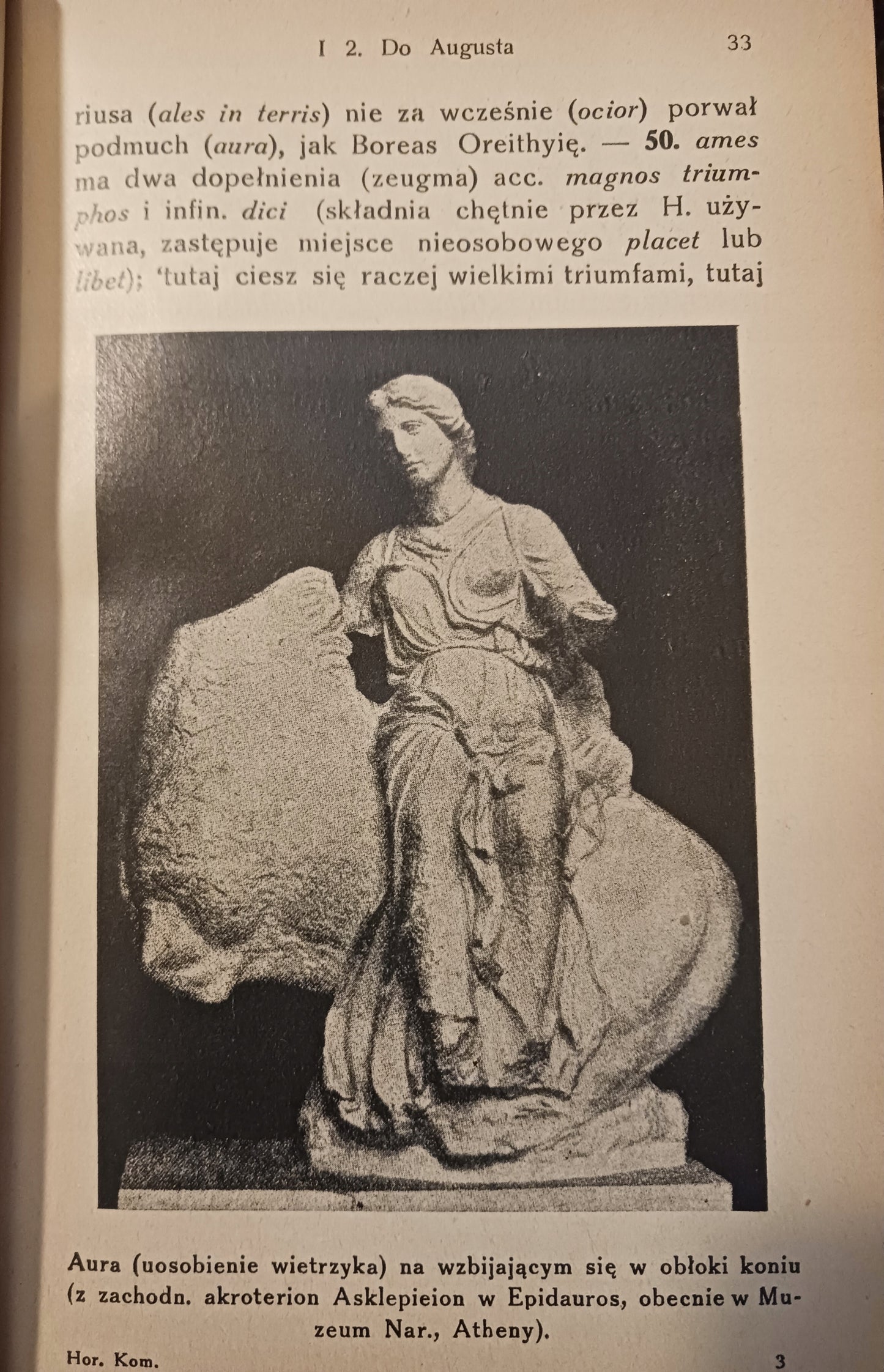 Wybór poezyj Q. Horatiusa Flaccusa + Komentarz Renata Korner [przedwojenne]