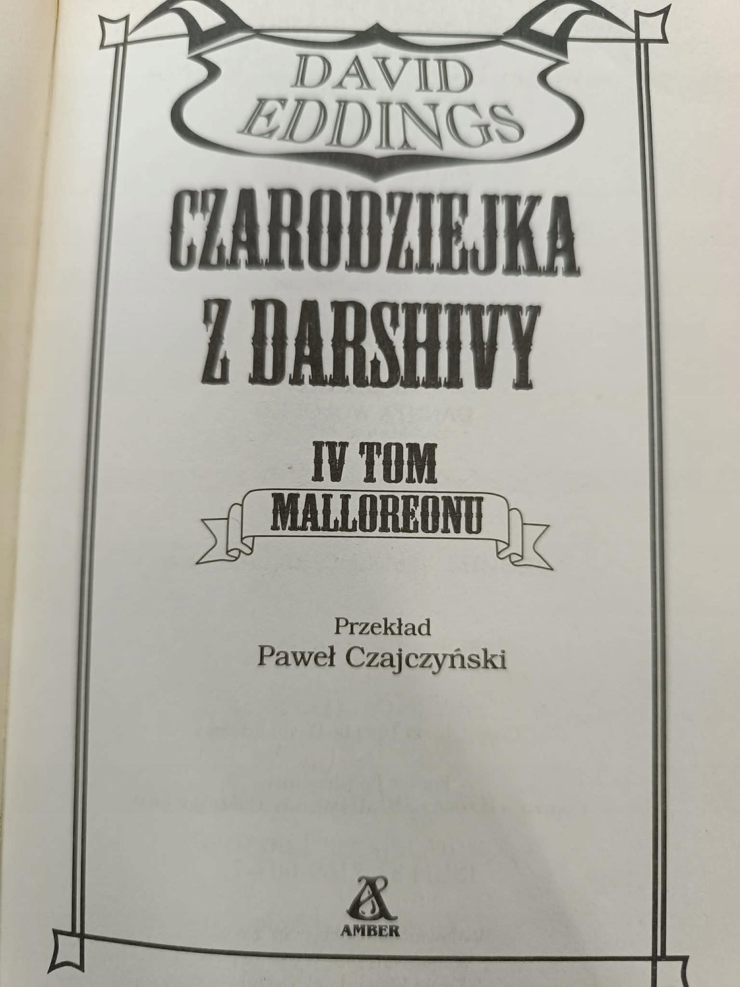 David Eddings x3 Prorokini z Kell, Strażnicy zachodu, Czarodziejka...