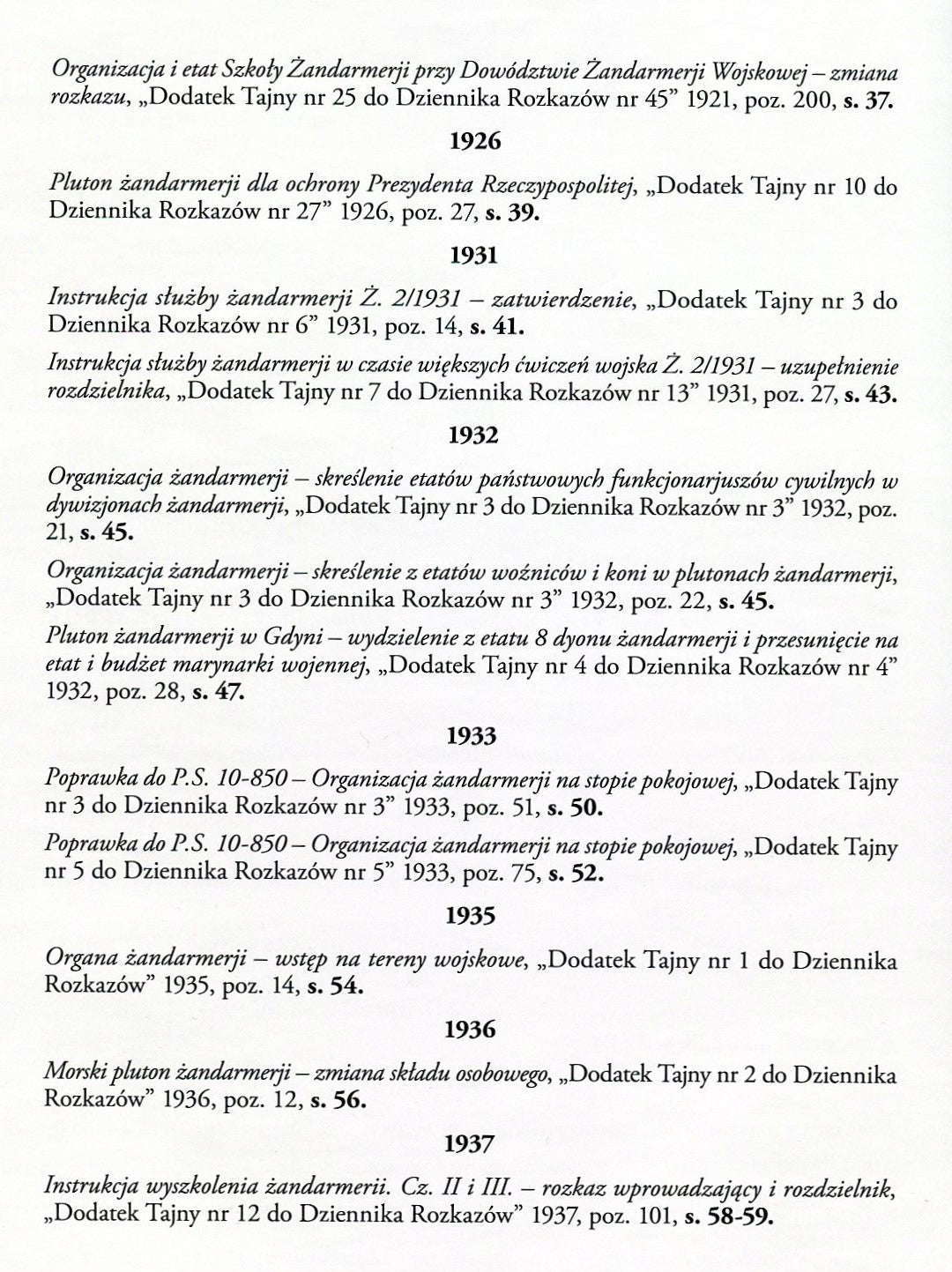 ŻANDARMERIA WOJSKOWA W DOKUMENTACH Z LAT 1918-1939, Jan Tarczyński