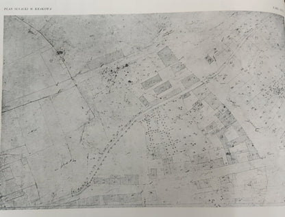 Plan miasta Krakowa Ignacego Endere z lat 1802 - 1808. tzw. Senacki