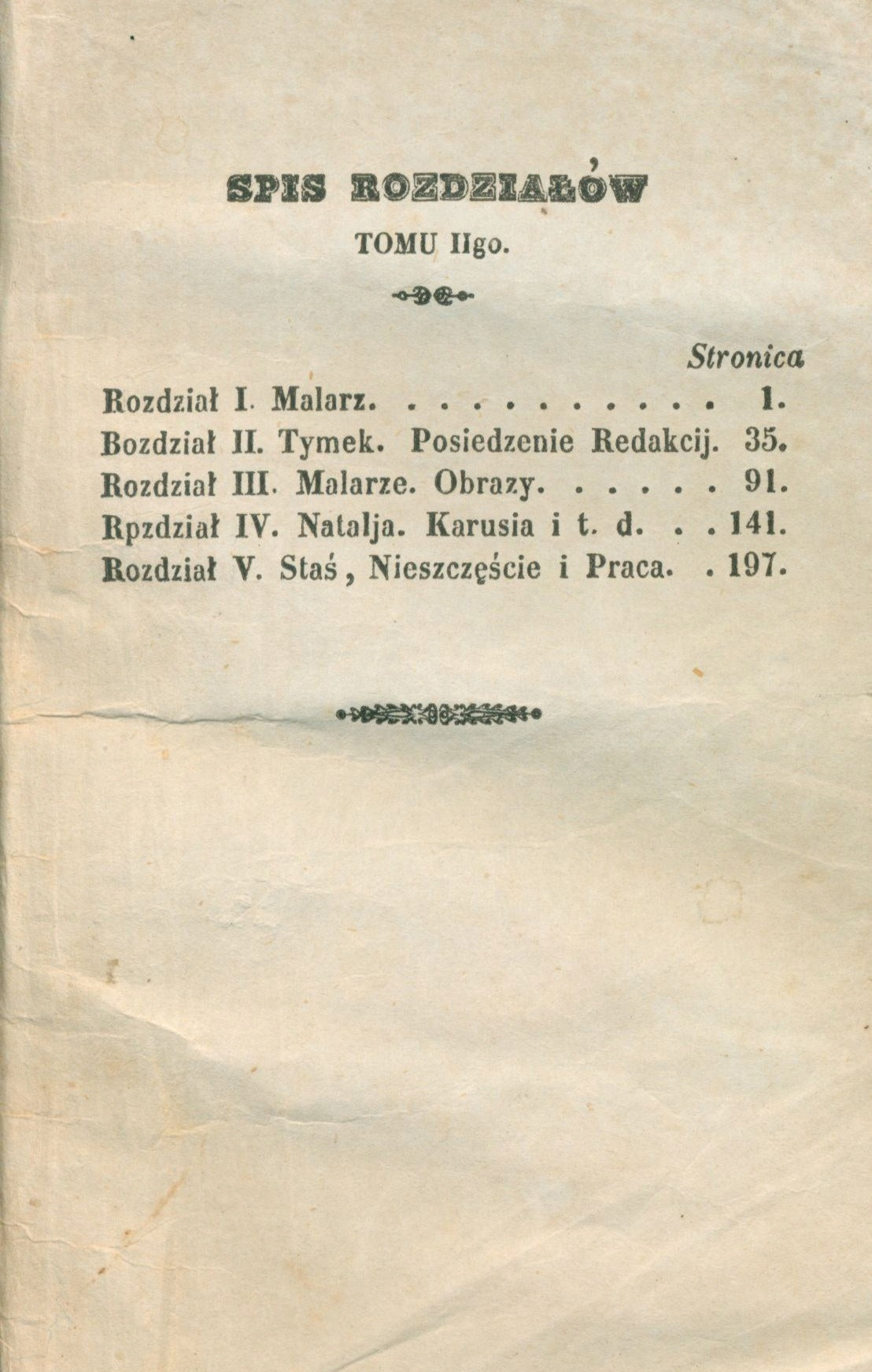 Kraszewski Ignacy Józef - Latarnia czarnoxięzka, oddział II, t. II [1844]