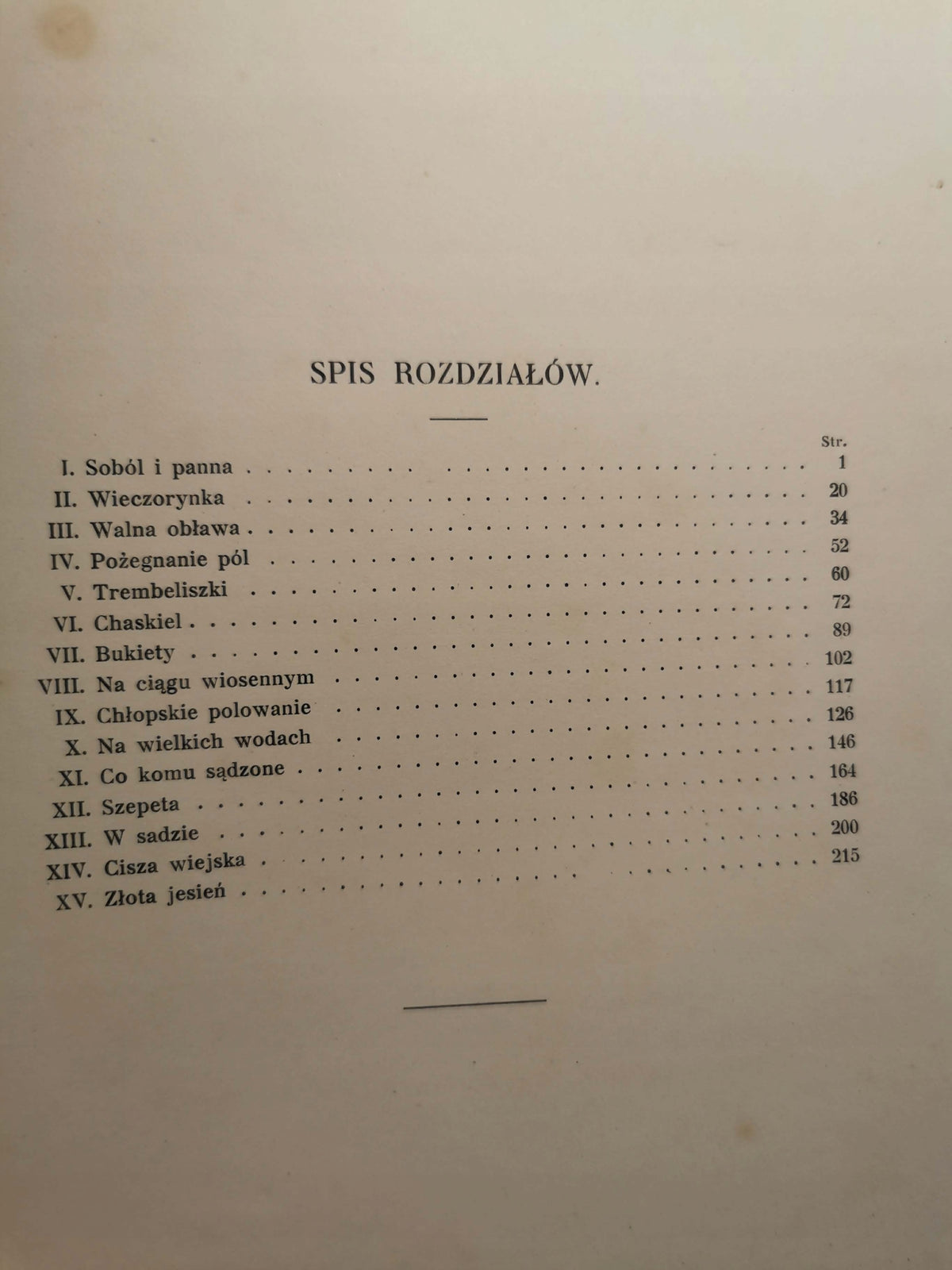 Soból i panna. Cykl myśliwski, J. Weyssenhoff [1913]