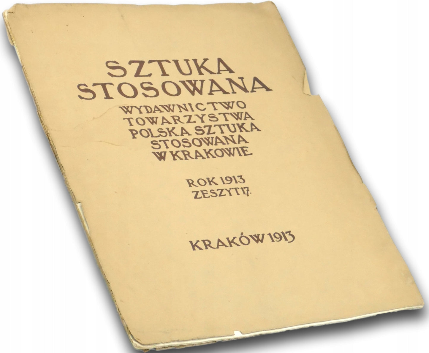 Sztuka stosowana Rok 1913 Zeszyt 17
