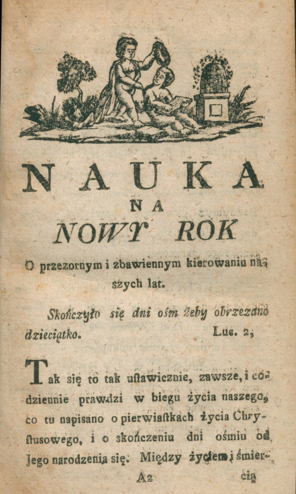 Męciński Józef X. Nauki wieyskie świętalne do Ewangelii Świątecznych [1805]