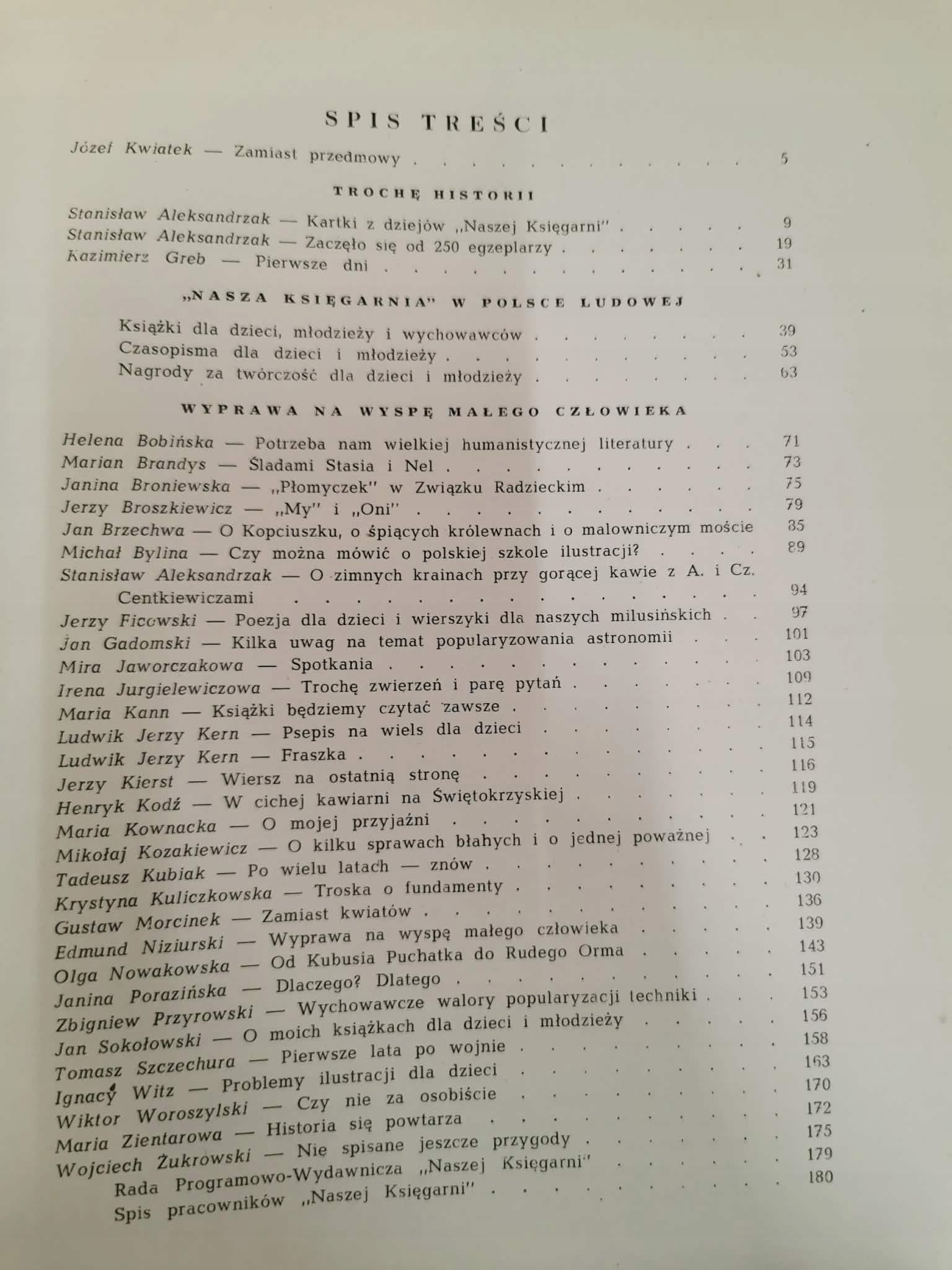 Nasza Księgarnia. 40 lat działalności dla dziecka i szkoły [Warszawa 1961]
