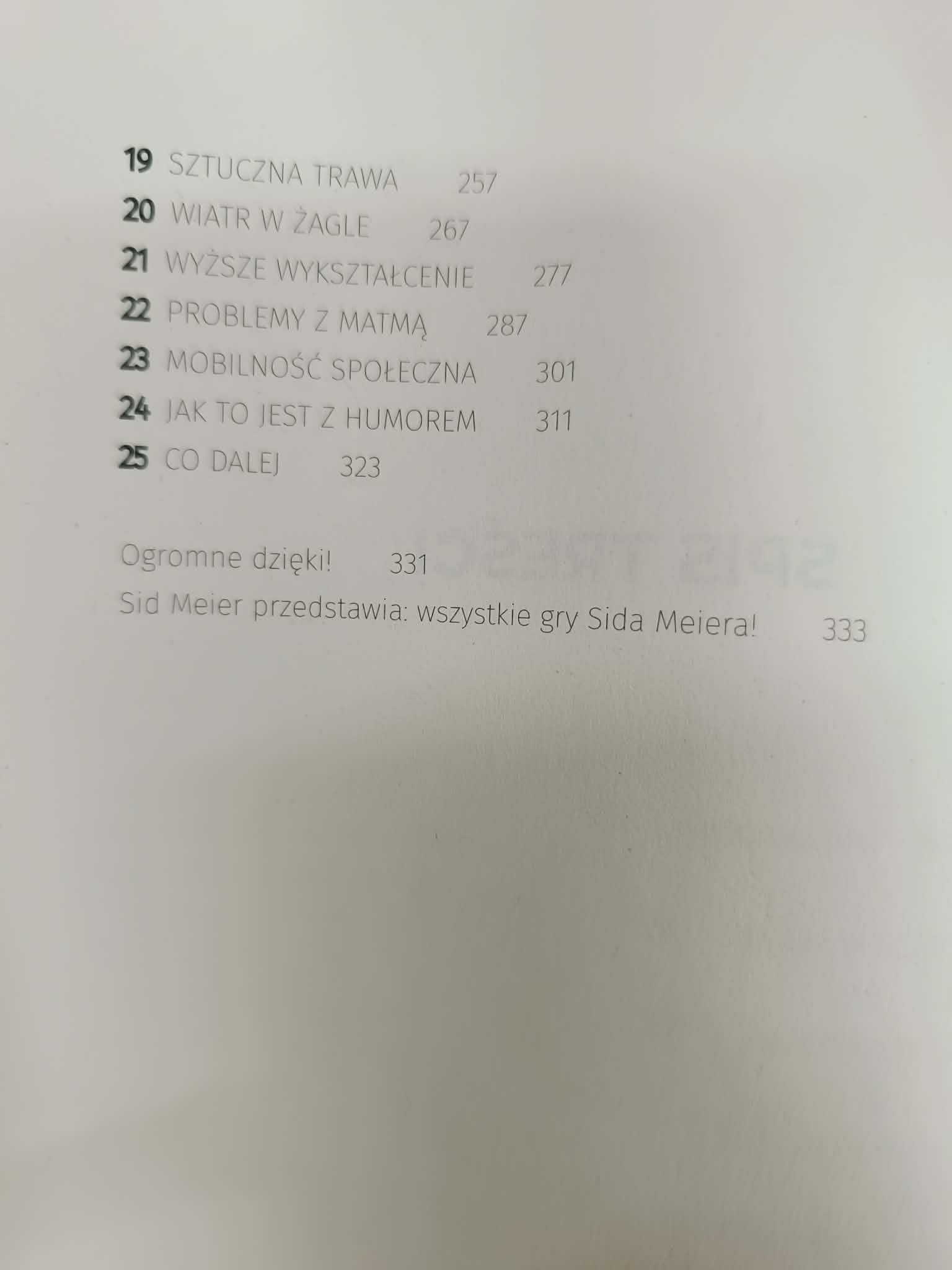 Wspomnienia, Sid Meier