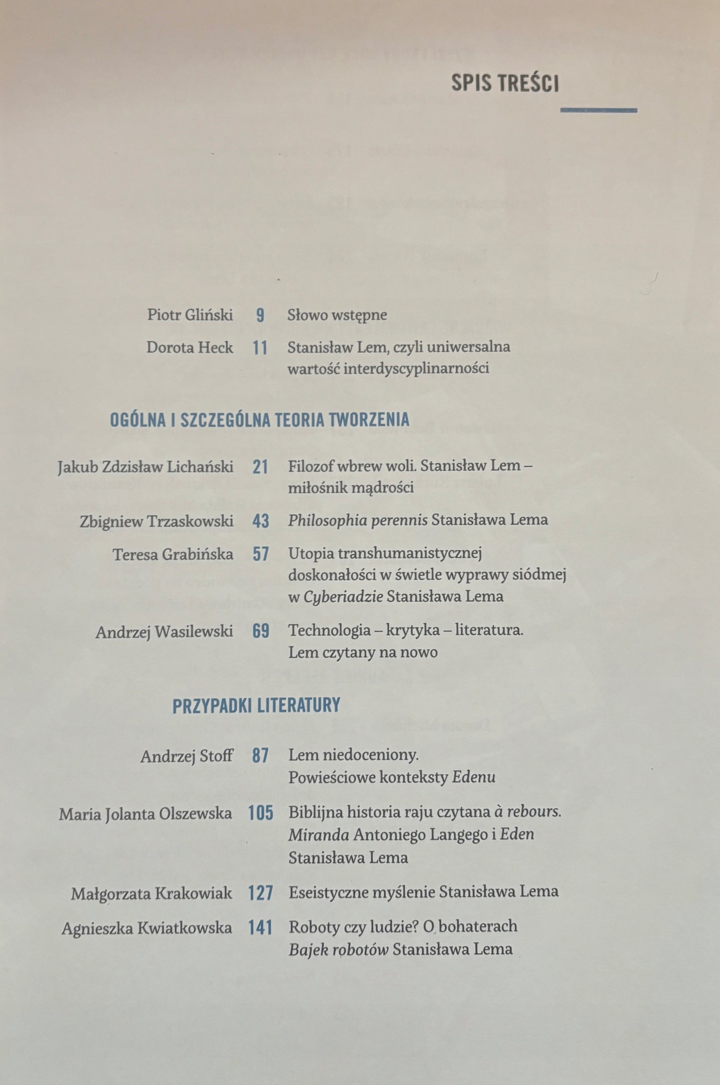 Stanisław Lem. Fantastyka naukowa i fikcje nauki. Praca zbiorowa