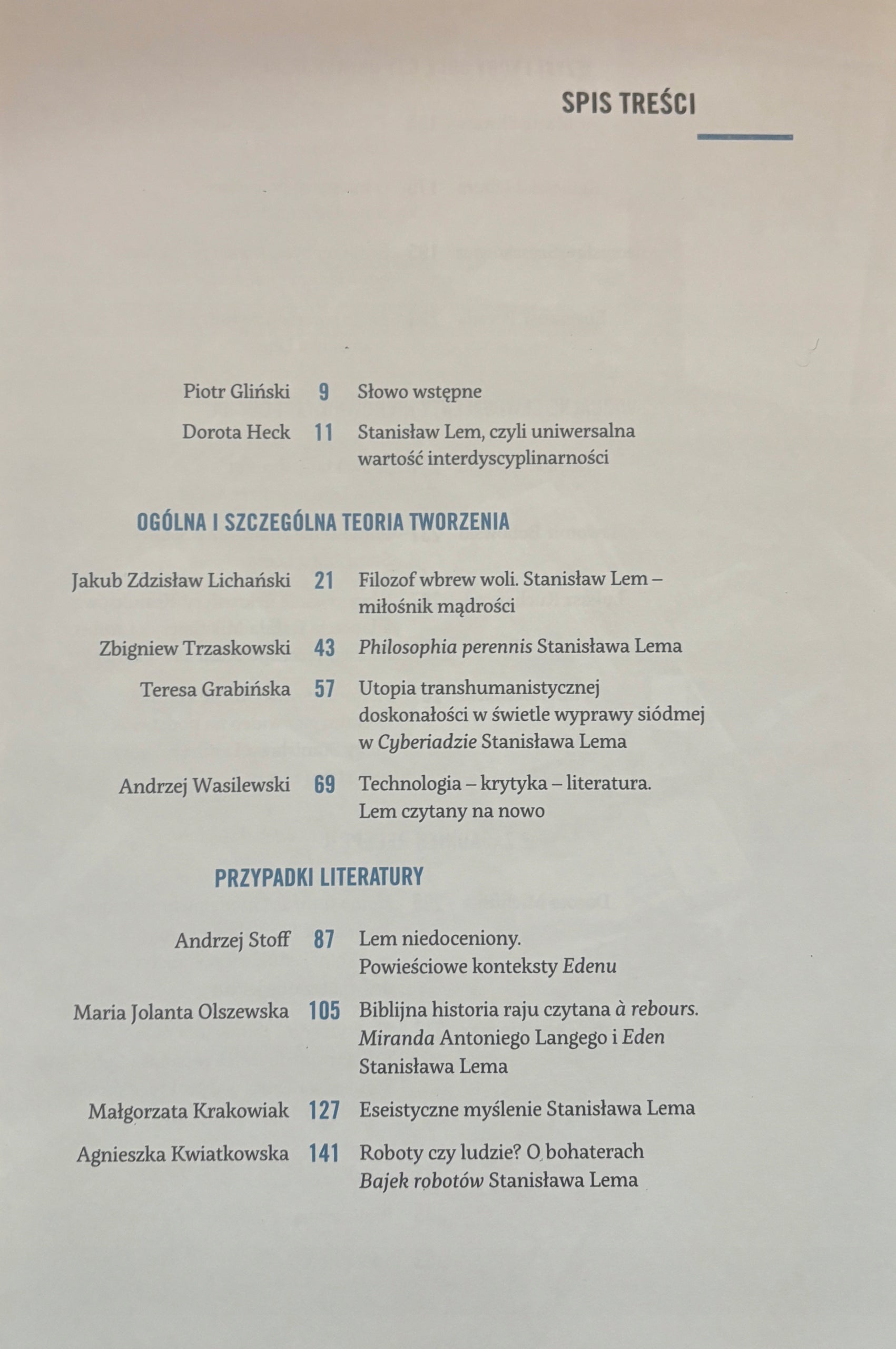 Stanisław Lem. Fantastyka naukowa i fikcje nauki. Praca zbiorowa