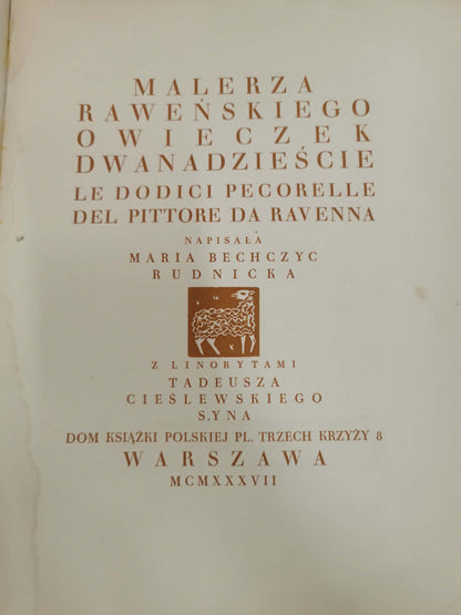 Malarza Raweńskiego owieczek dwanaście, Maria Bechczyc [1936]