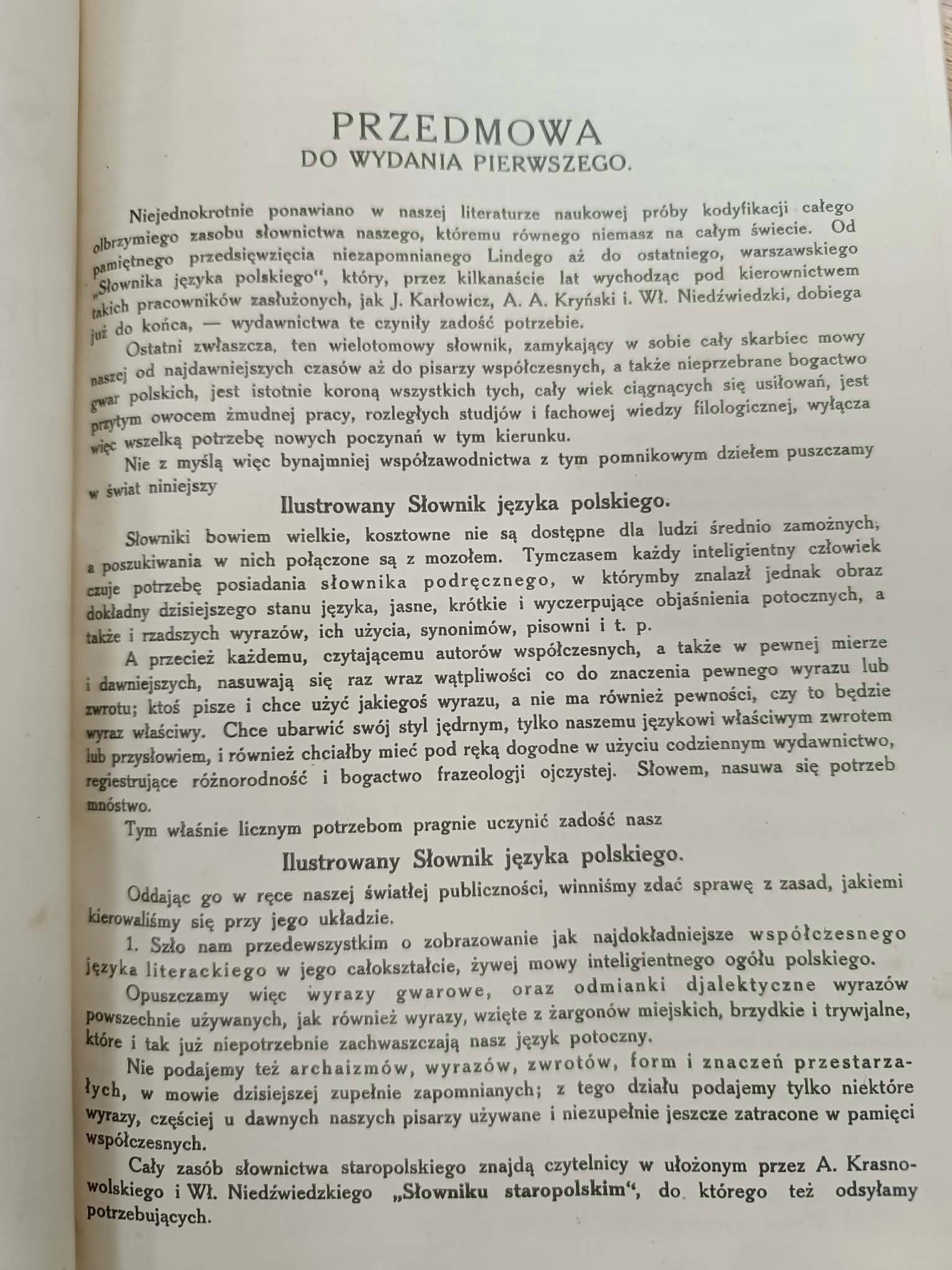 Słownik ilustrowany języka polskiego, Michał Arct [1916]