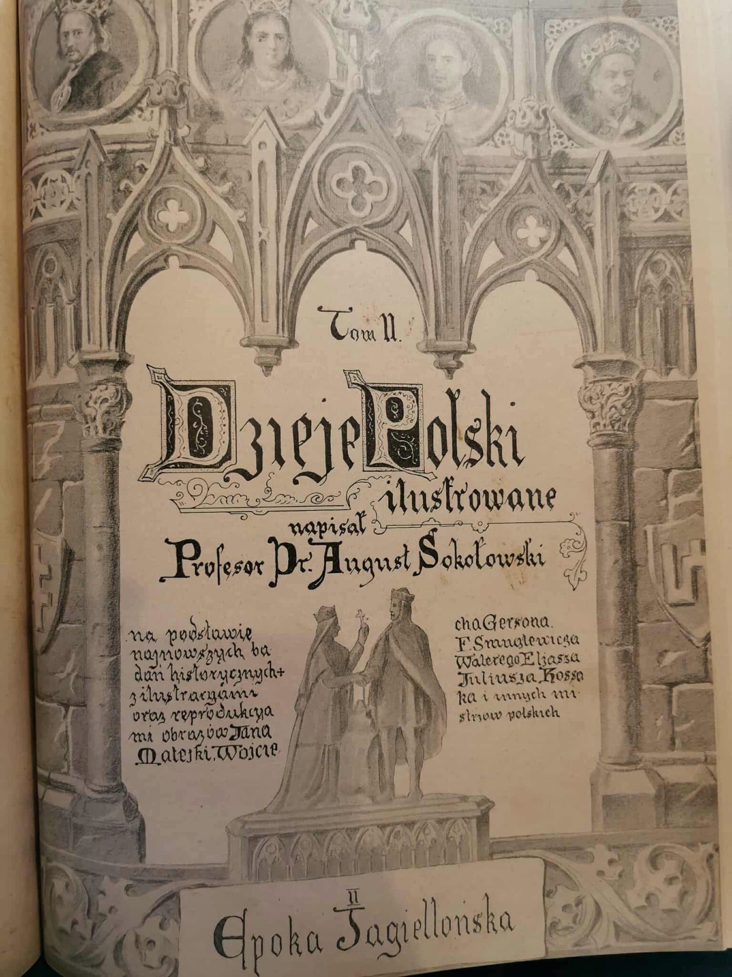 Ilustrowane Dz. Polski t.I-V+Dz. Porozbiorowe Narodu Polskiego t.I-IV[1904]