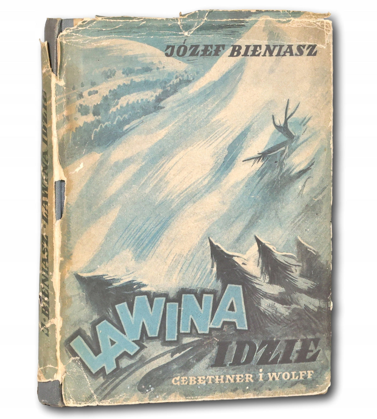Lawina idzie. Powieść sportowo-turystyczna Bieniasz [obwoluta: Holewiński]