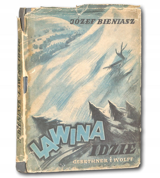 Lawina idzie. Powieść sportowo-turystyczna Bieniasz [obwoluta: Holewiński]