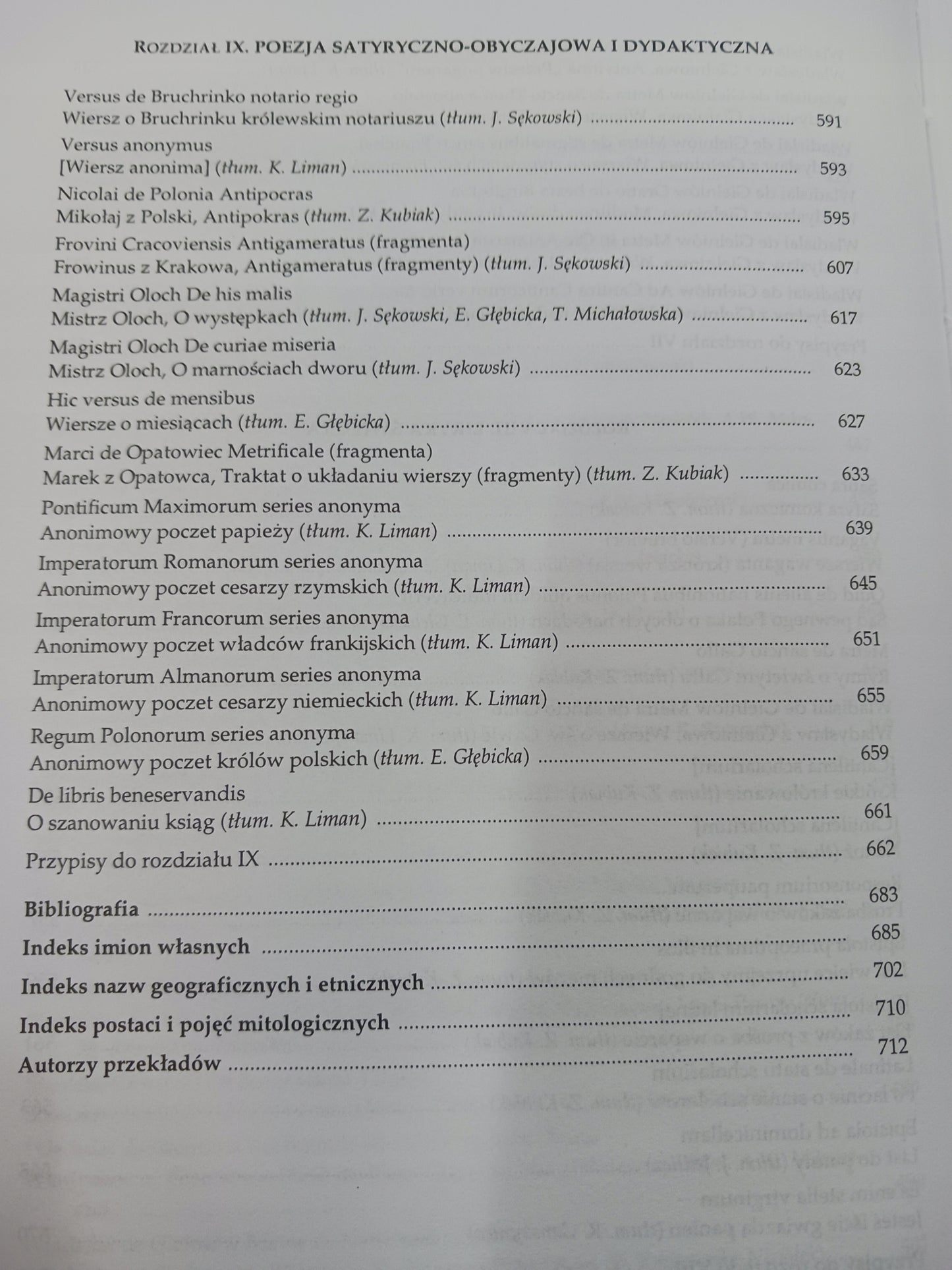 Antologia poezji łacińskiej w Polsce x2 Renesans, Średniowiecze [zestaw]