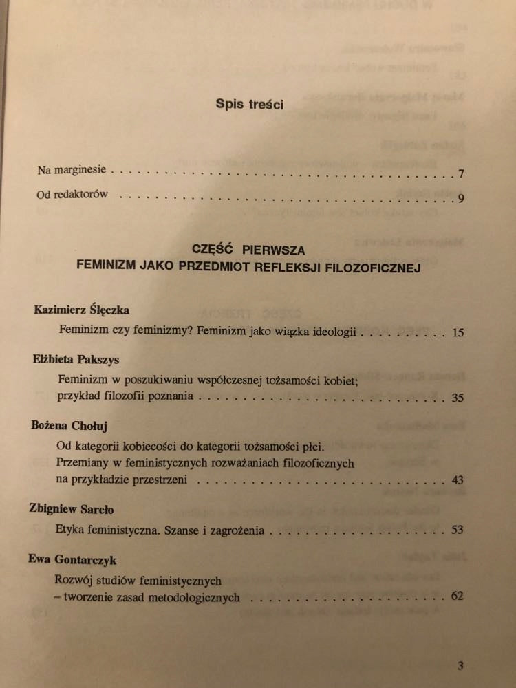Płeć - kobieta - feminizm -red. Z. Gorczyńska, S. Kruszyńska, I. Zakidalska