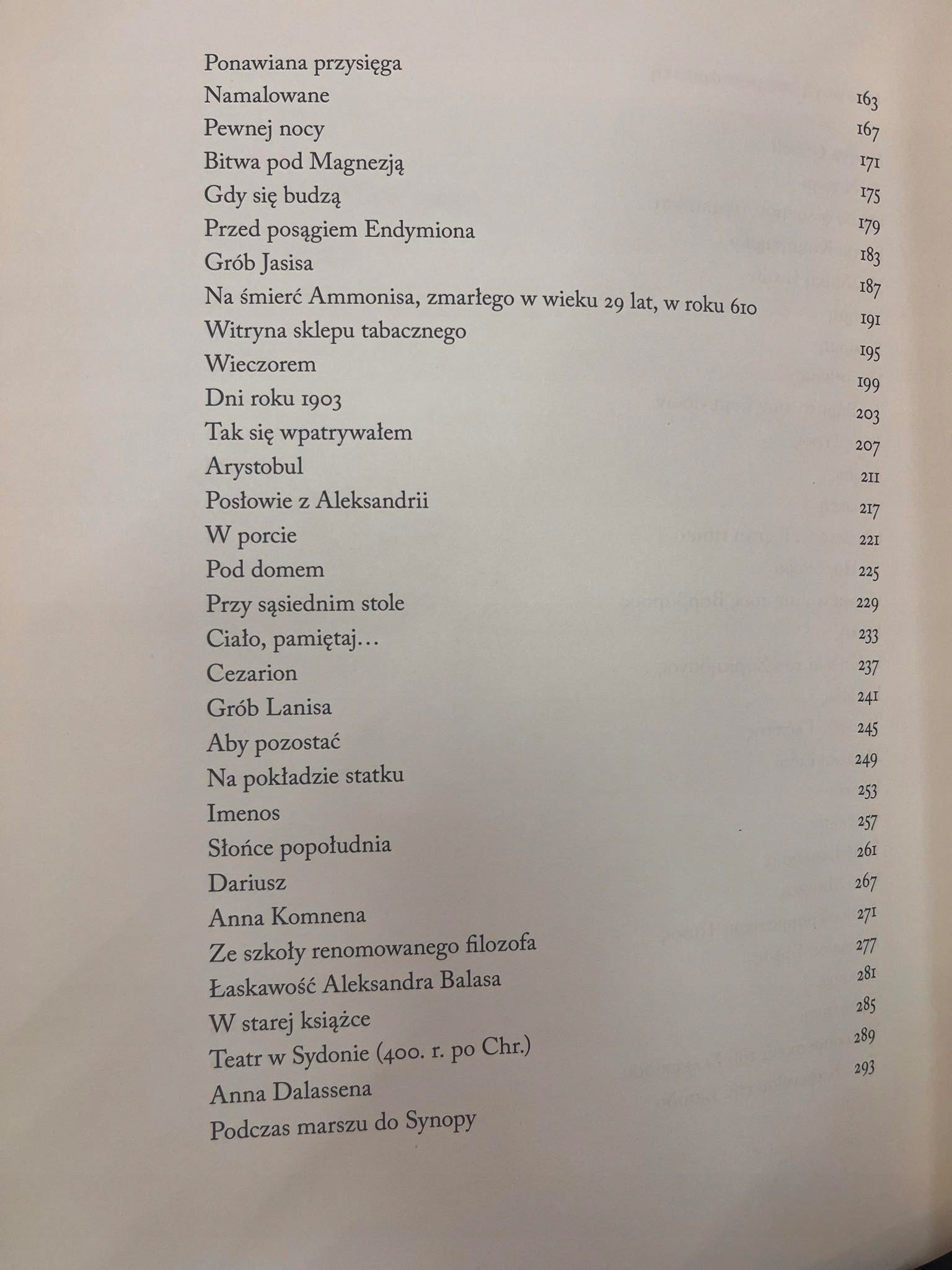 Czekając na barbarzyńców - Konstantinos Kawafis