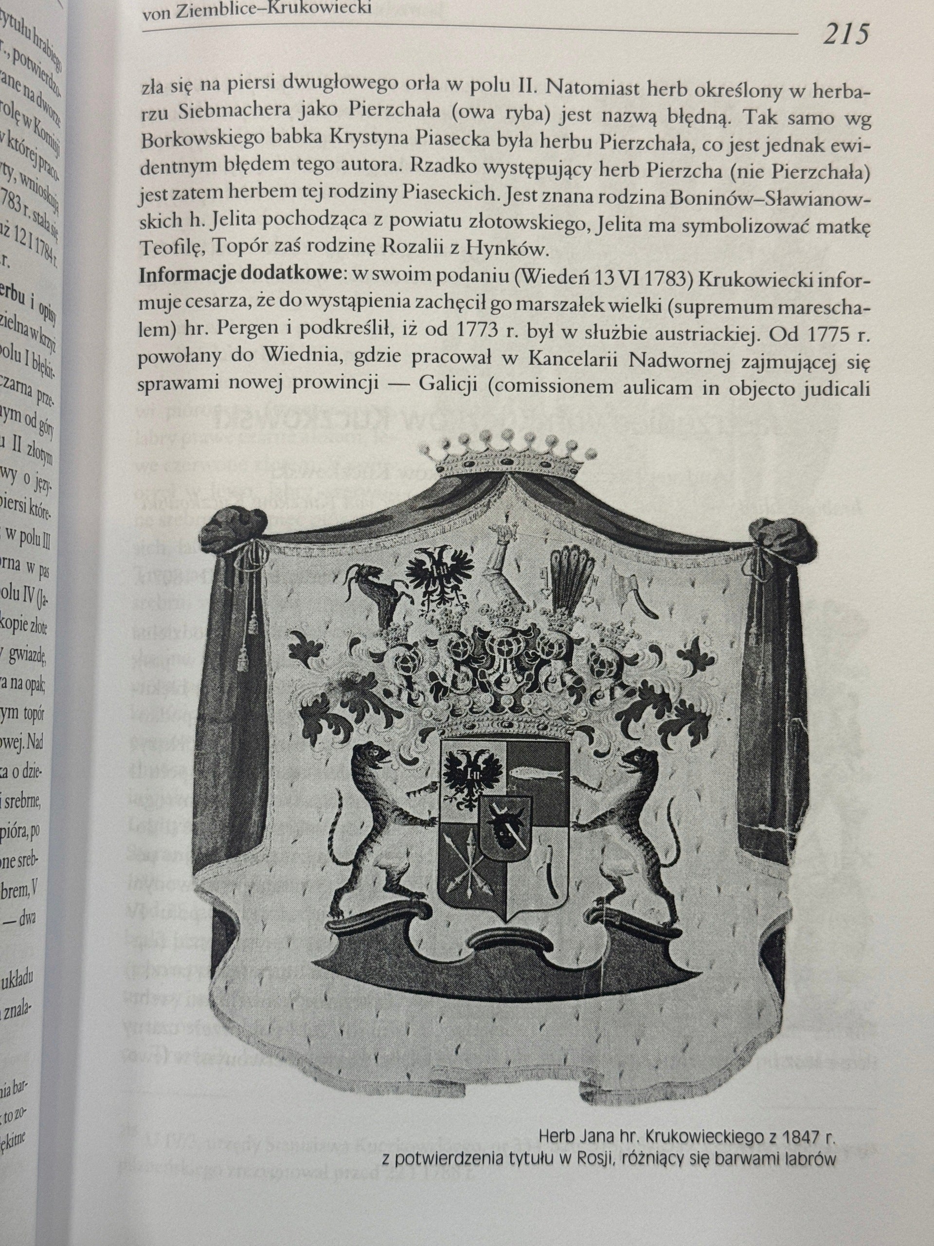 Arystokracja polska w Galicji. Studium heraldyczno-genealogiczne Górzyński