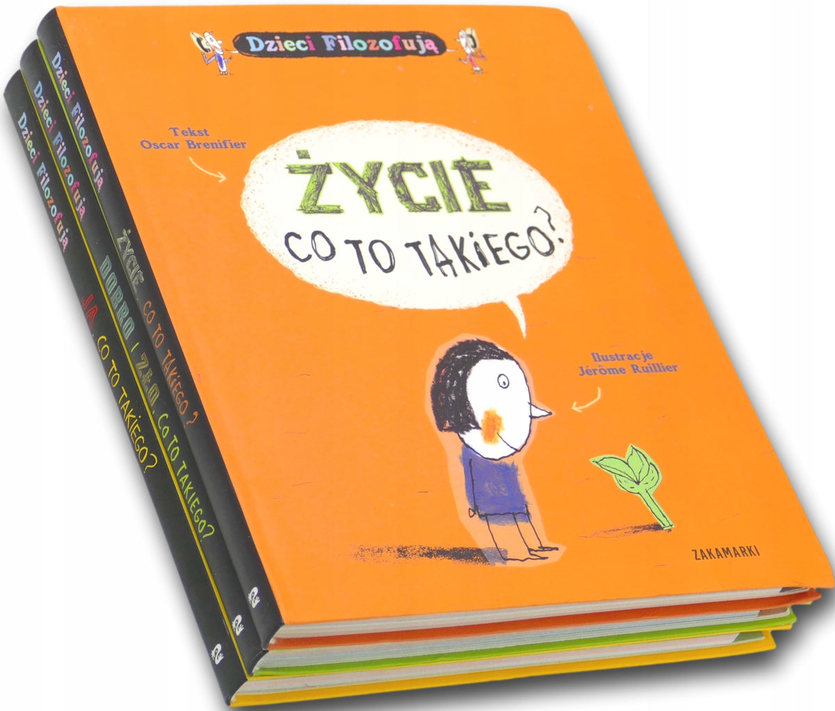 Oscar Brenifier Dzieci Filozofują Zestaw x3 [Życie, Dobro i zło, Ja]