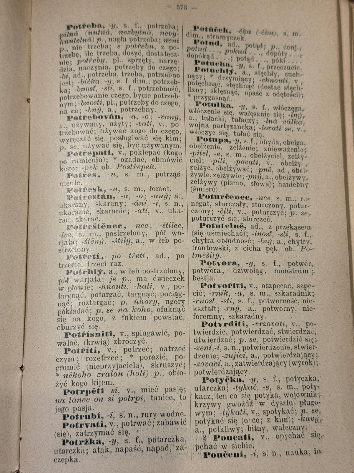 Słownik czesko-polski kieszonkowy Kapesni Slovnik [1902 r.]