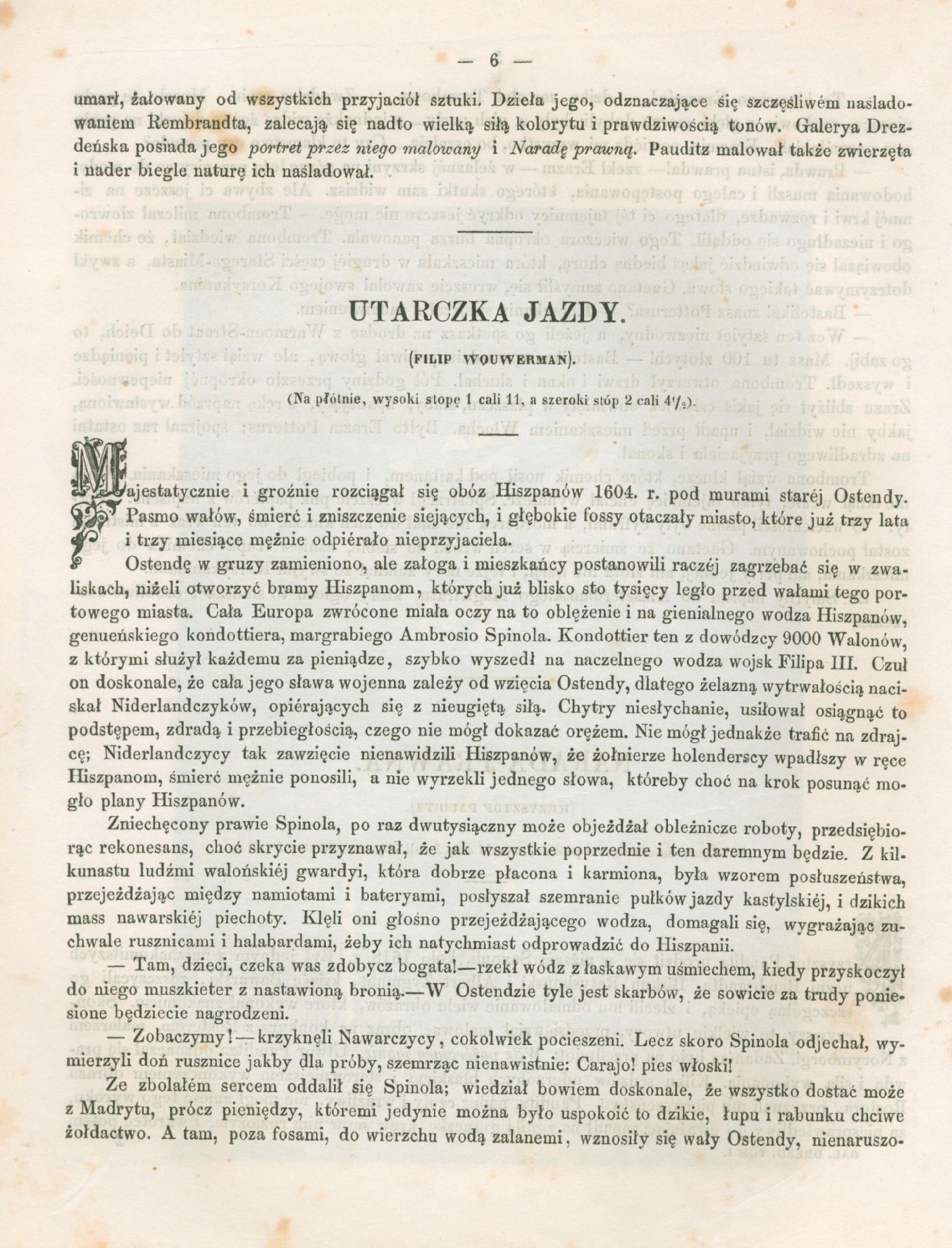 Galerya drezdeńska. Zbiór, Warszawa 1850, Pathie Konstanty