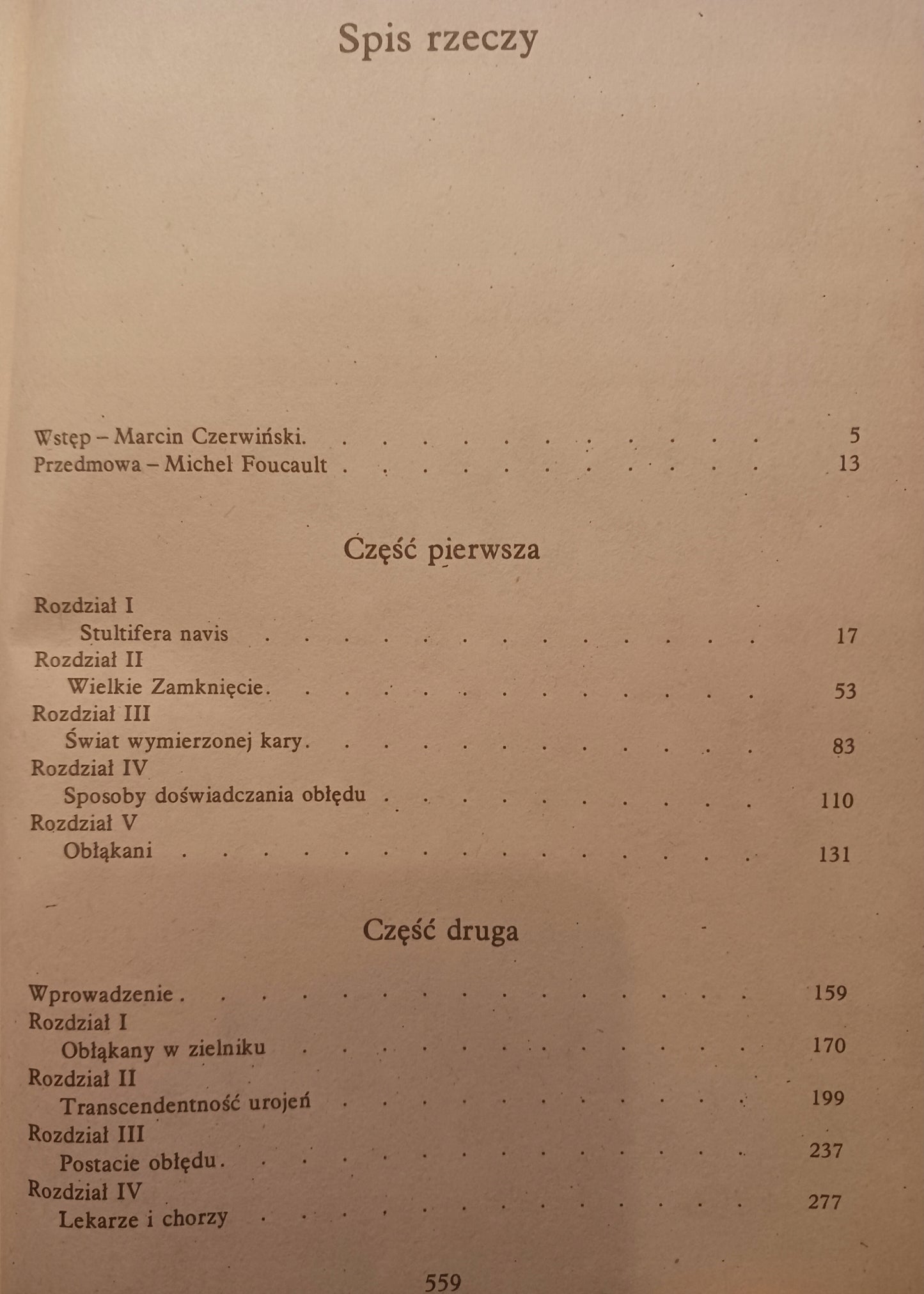 Historia szaleństwa w dobie klasycyzmu Michel Foucault